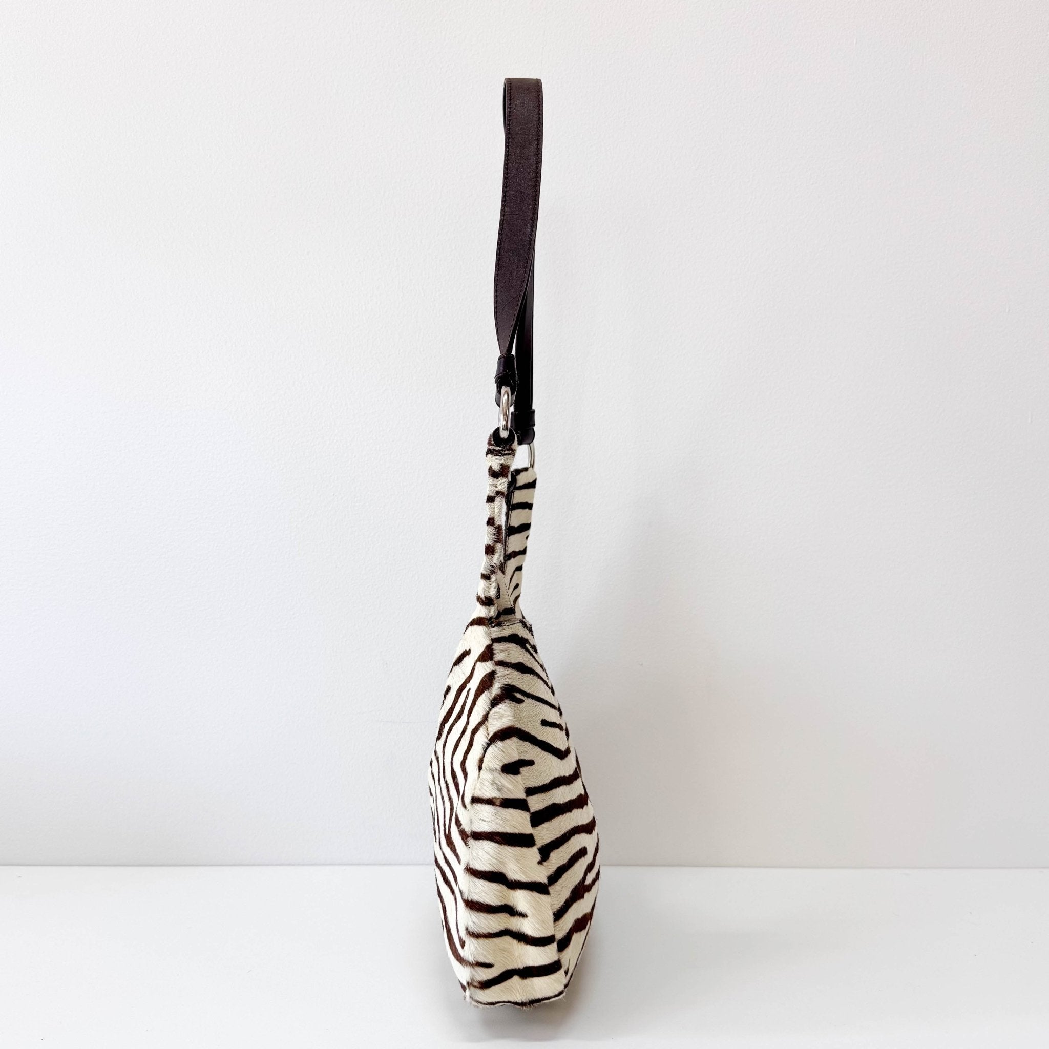 PRADA Zebra Print Pony Hair Shoulder Bag, in , Sold by HIVE PRELOVED - Shoulder Bags, ,