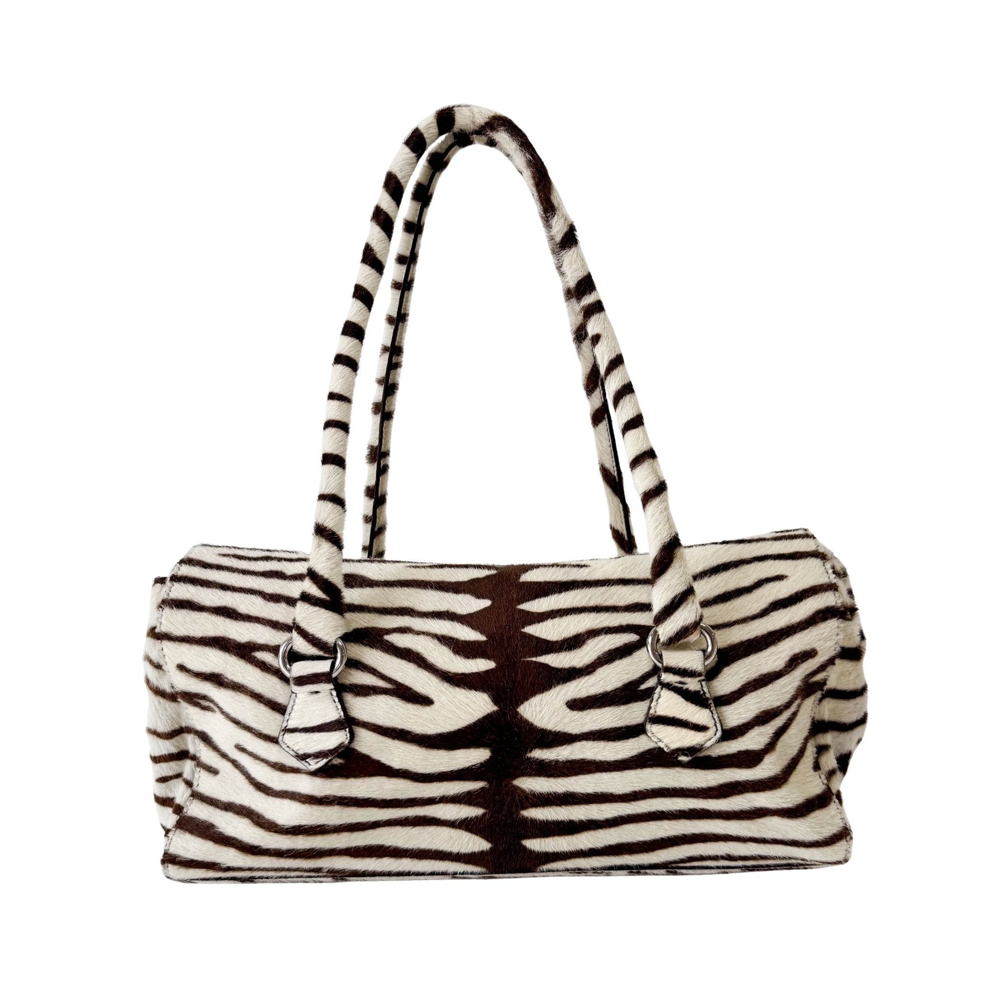 PRADA Zebra Print Pony Hair Shoulder Bag, in , Sold by HIVE PRELOVED - Shoulder Bags, ,