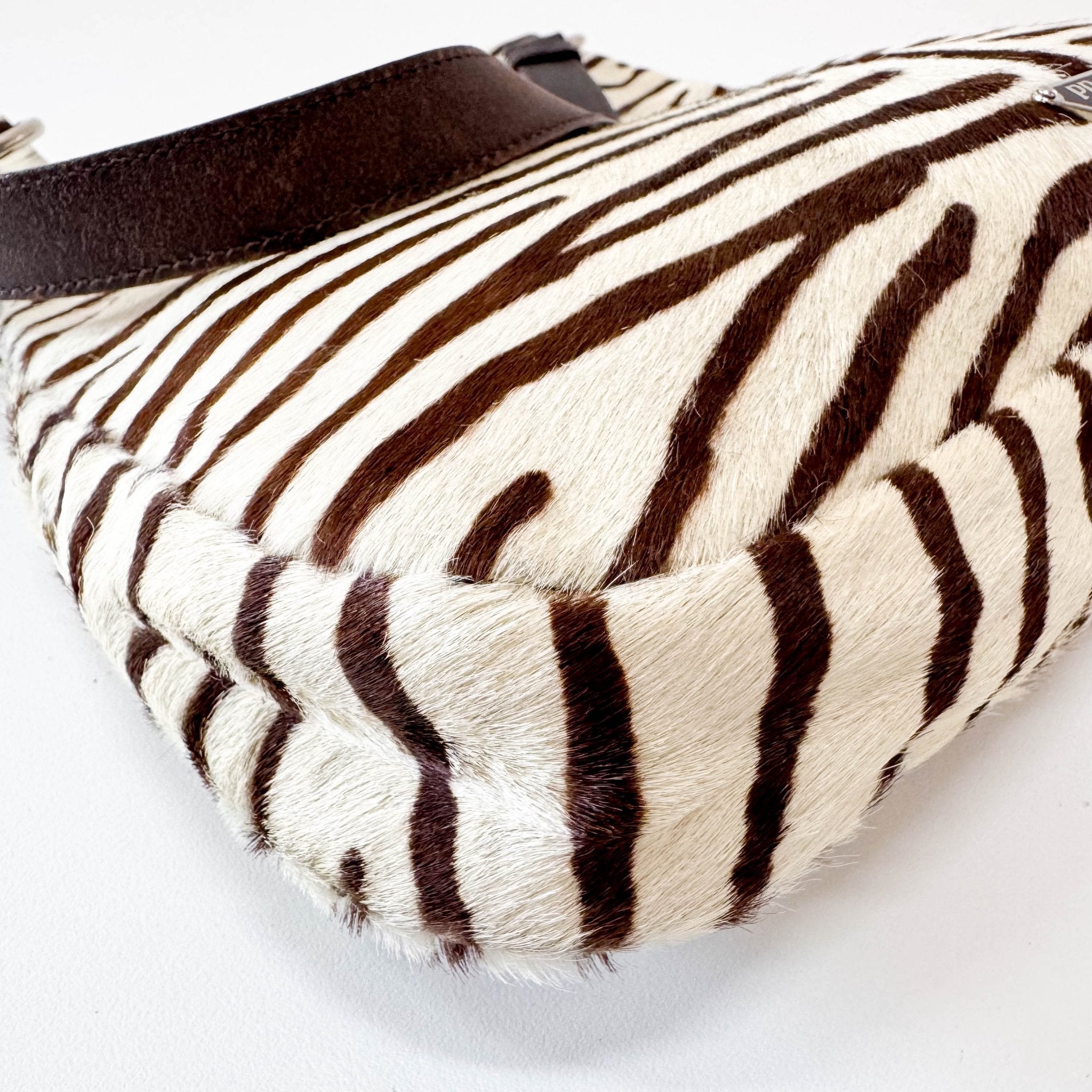 PRADA Zebra Print Pony Hair Shoulder Bag, in , Sold by HIVE PRELOVED - Shoulder Bags, ,