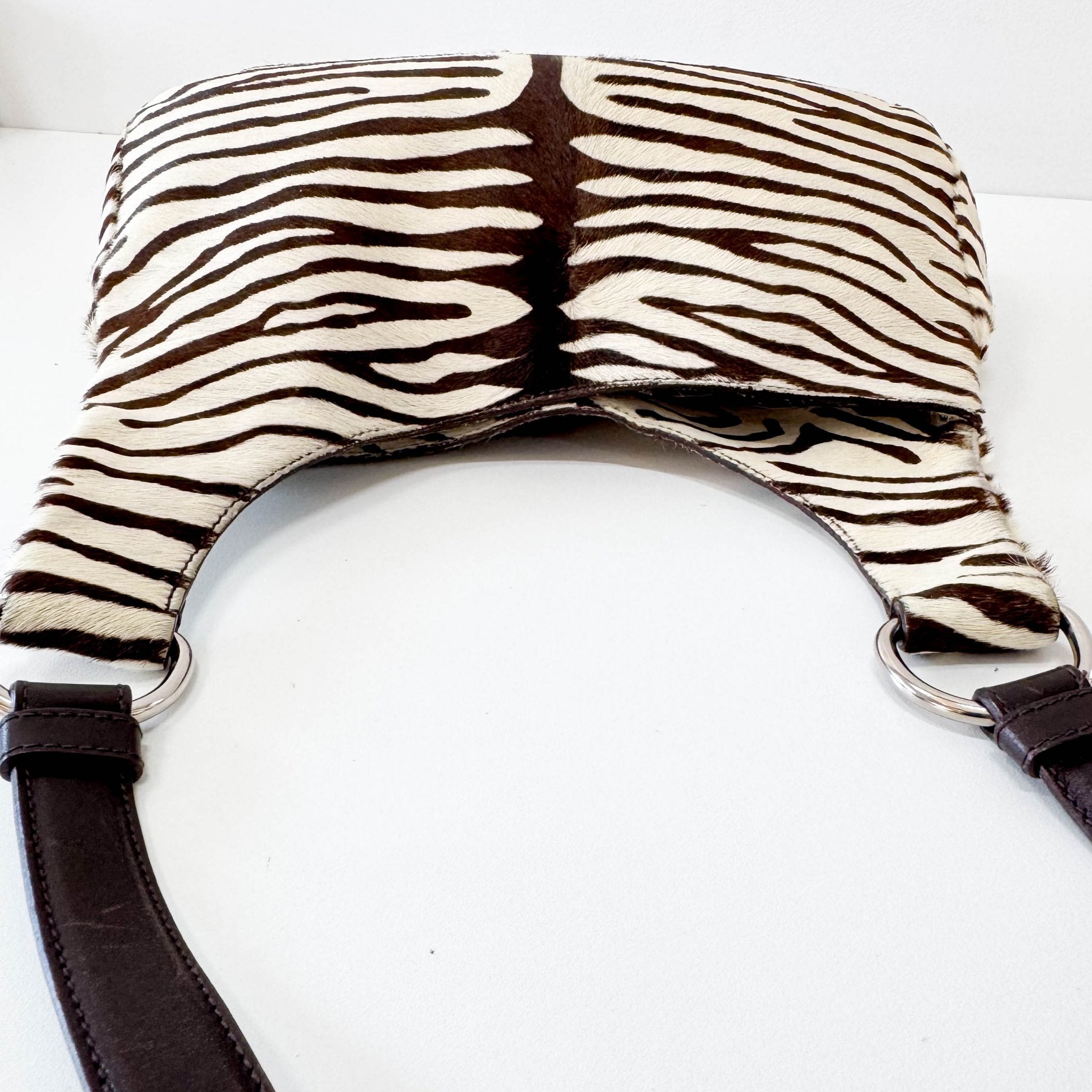 PRADA Zebra Print Pony Hair Shoulder Bag, in , Sold by HIVE PRELOVED - Shoulder Bags, ,