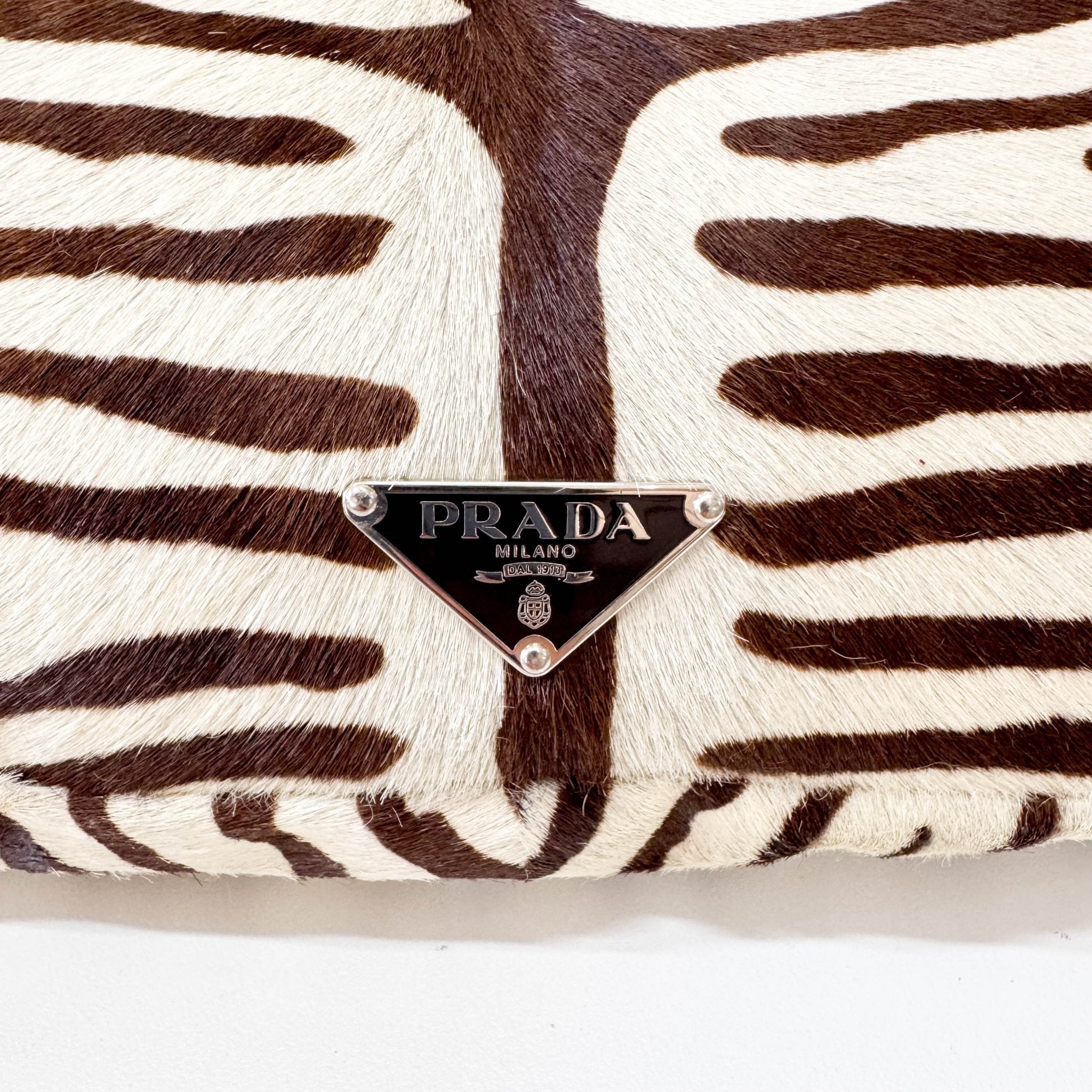 PRADA Zebra Print Pony Hair Shoulder Bag, in , Sold by HIVE PRELOVED - Shoulder Bags, ,