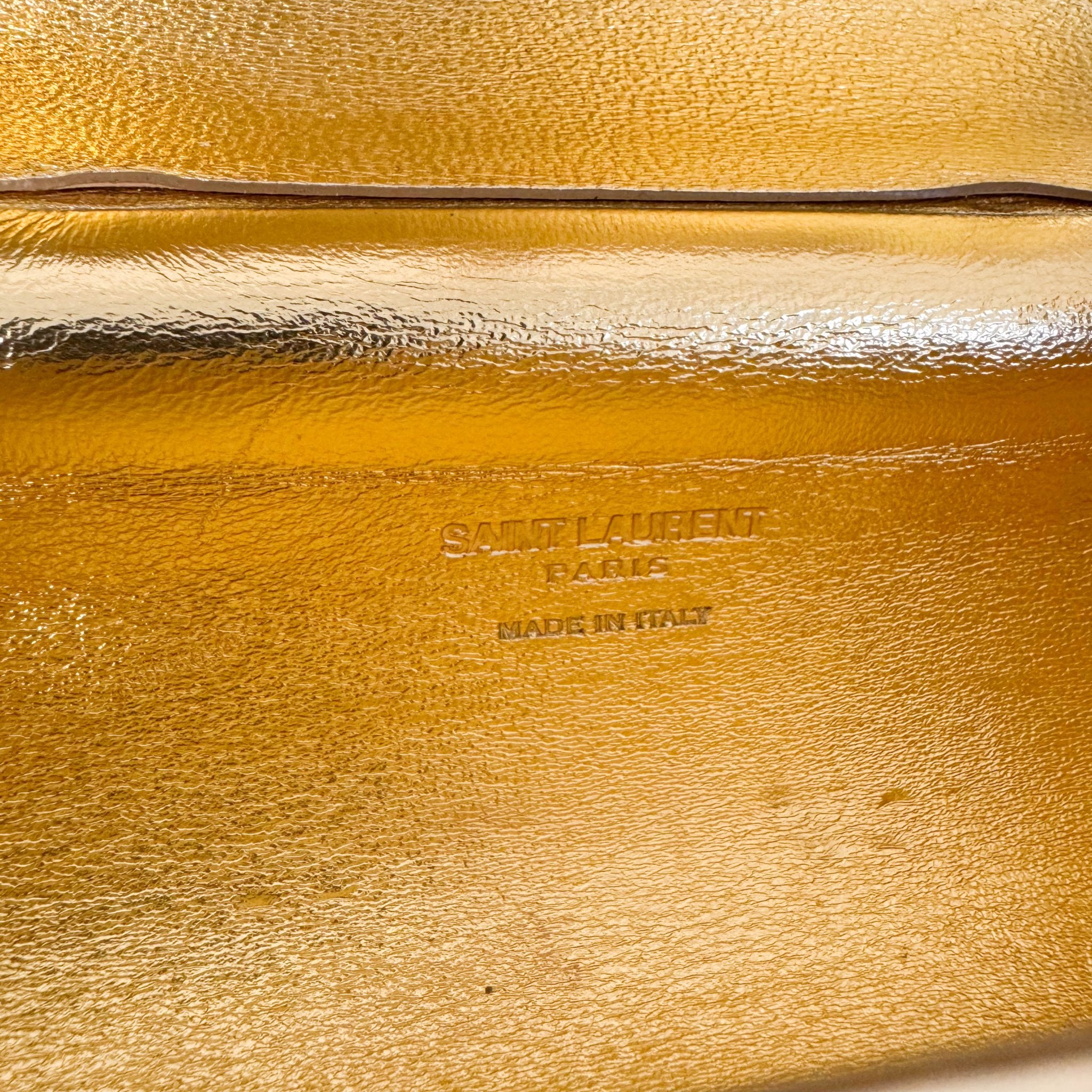 SAINT LAURENT 1880's Metal Tassel Shoulder Bag Gold, in , Sold by HIVE PRELOVED - Shoulder Bags, ,