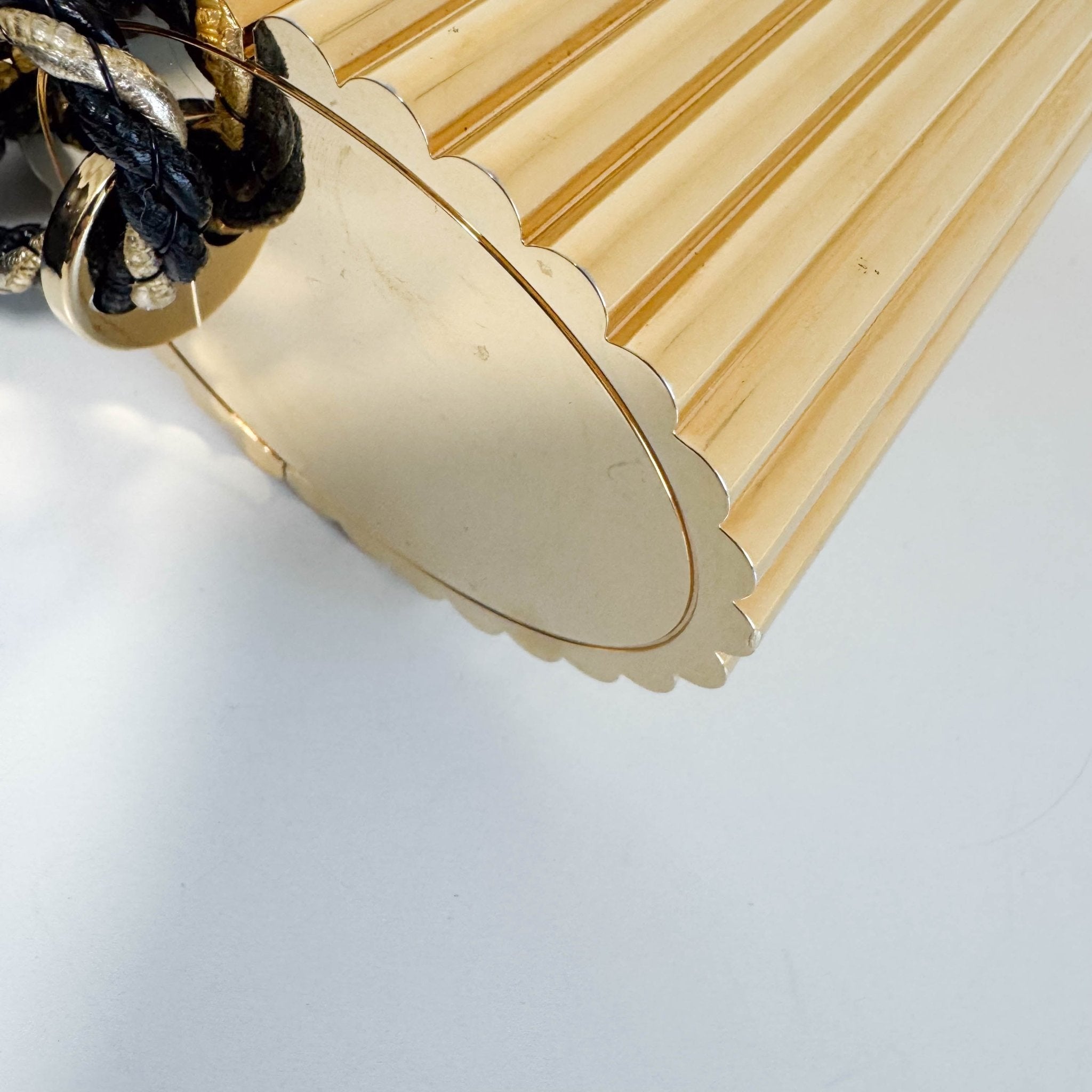 SAINT LAURENT 1880's Metal Tassel Shoulder Bag Gold, in , Sold by HIVE PRELOVED - Shoulder Bags, ,