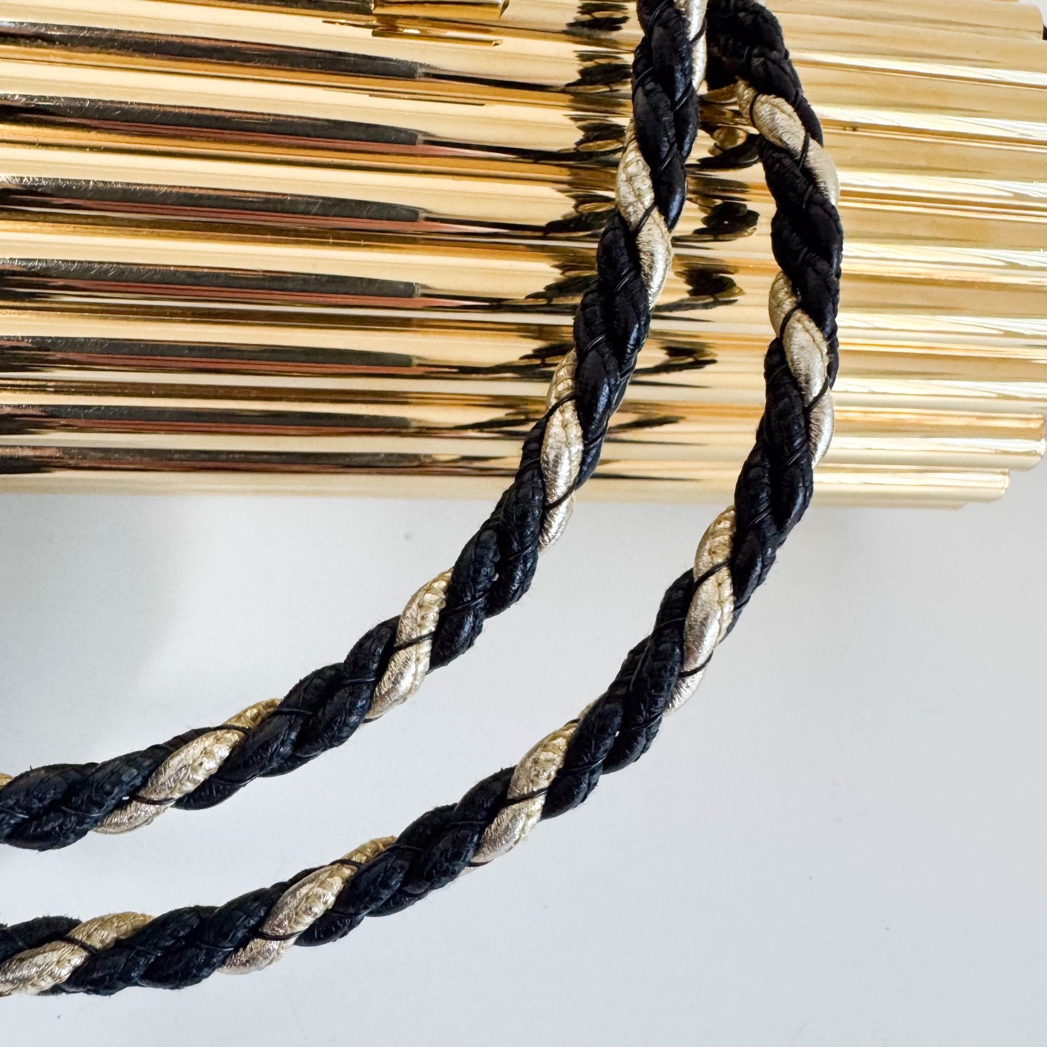 SAINT LAURENT 1880's Metal Tassel Shoulder Bag Gold, in , Sold by HIVE PRELOVED - Shoulder Bags, ,