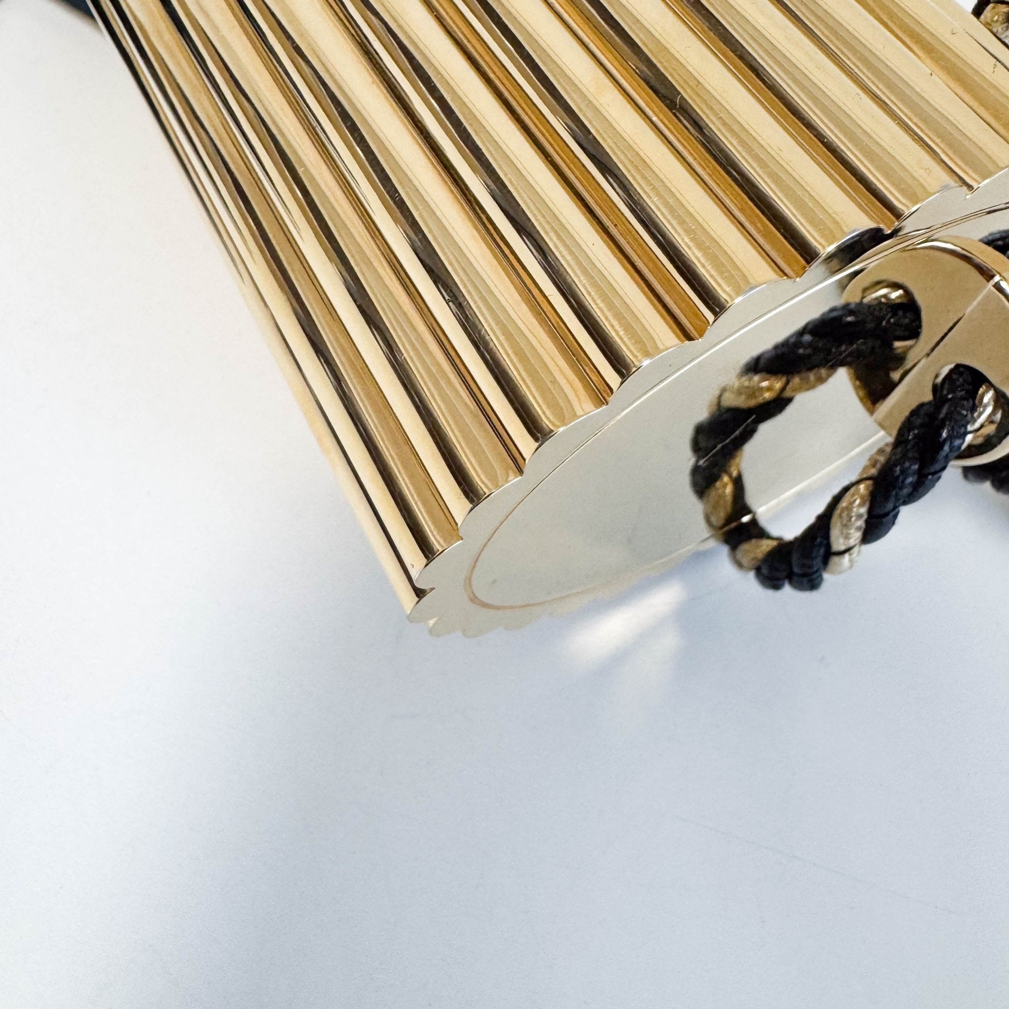 SAINT LAURENT 1880's Metal Tassel Shoulder Bag Gold, in , Sold by HIVE PRELOVED - Shoulder Bags, ,