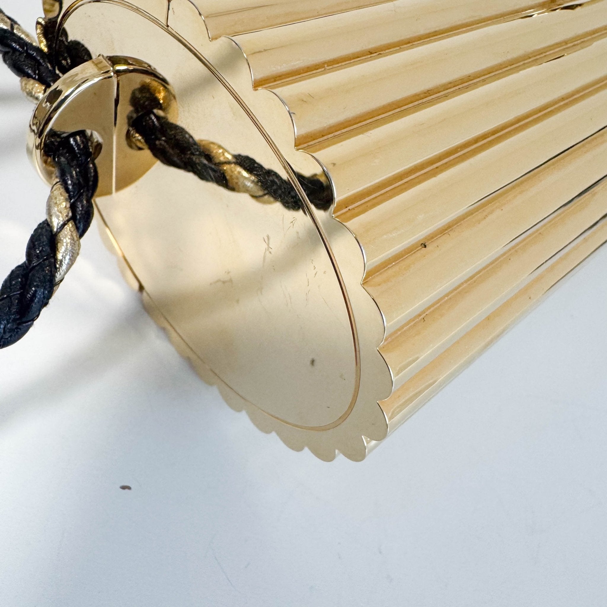 SAINT LAURENT 1880's Metal Tassel Shoulder Bag Gold, in , Sold by HIVE PRELOVED - Shoulder Bags, ,