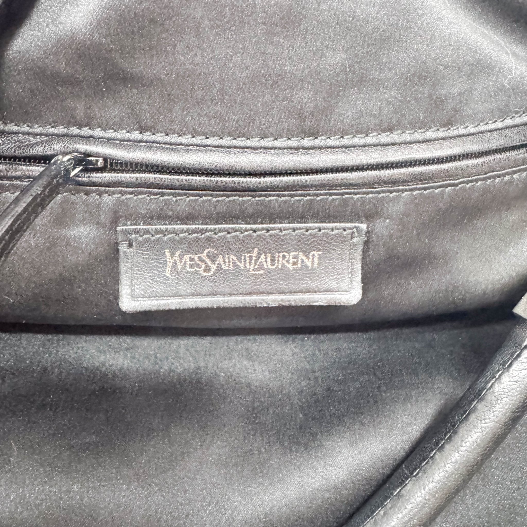 SAINT LAURENT Black Leather Hobo Shoulder Bag, in , Sold by HIVE PRELOVED - Shoulder Bags, ,