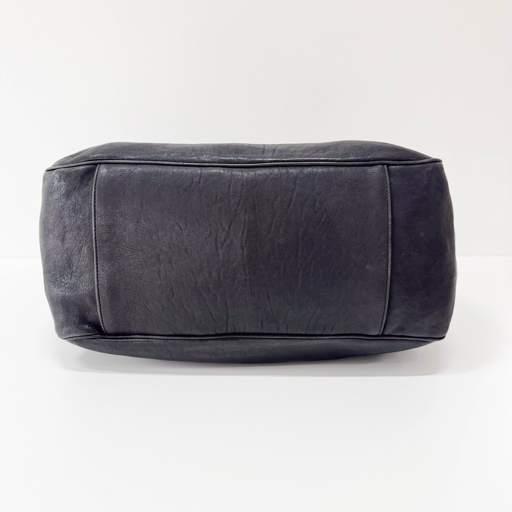 SAINT LAURENT Black Leather Hobo Shoulder Bag, in , Sold by HIVE PRELOVED - Shoulder Bags, ,