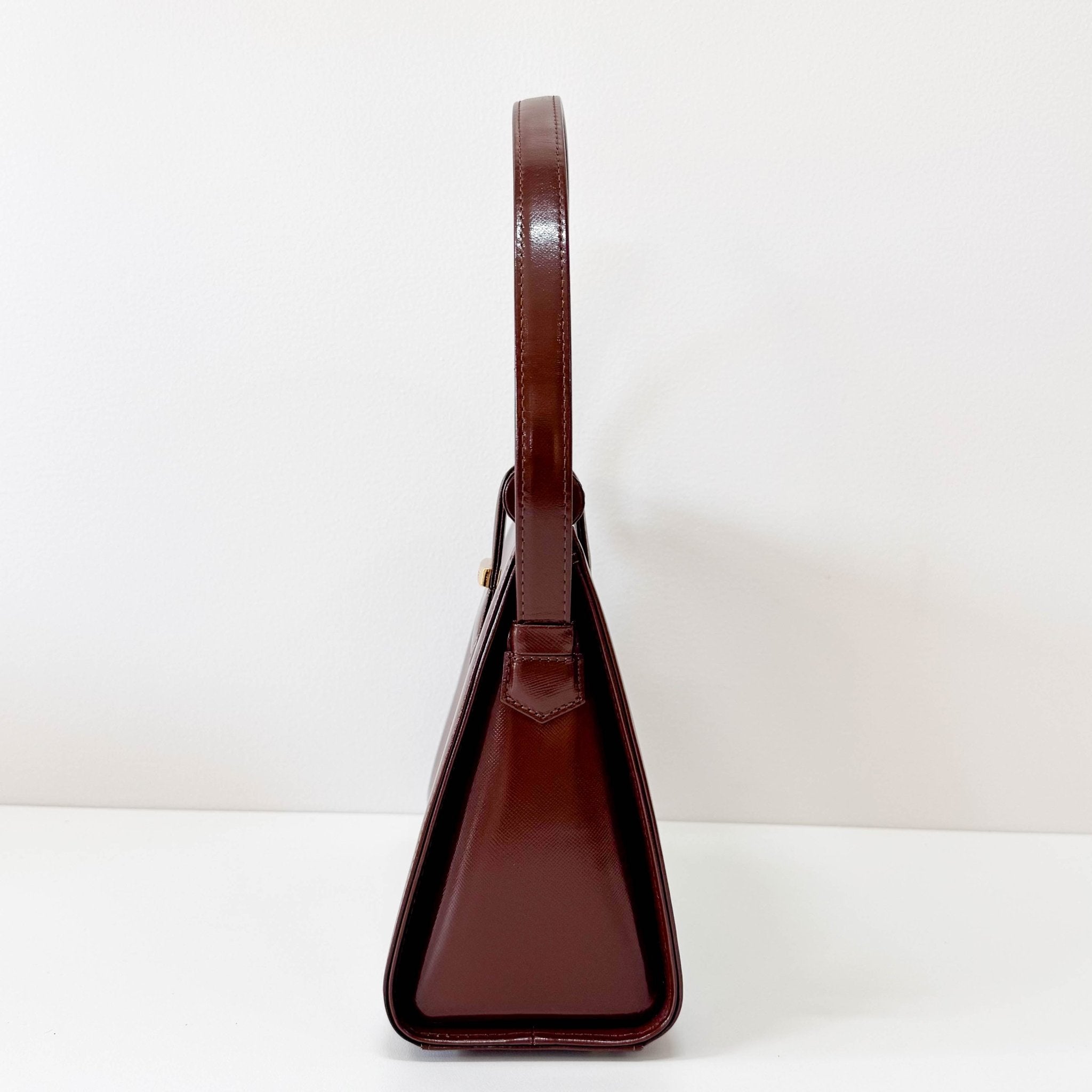 SAINT LAURENT Brown Leather Shoulder Bag, in , Sold by HIVE PRELOVED - Shoulder Bags, ,