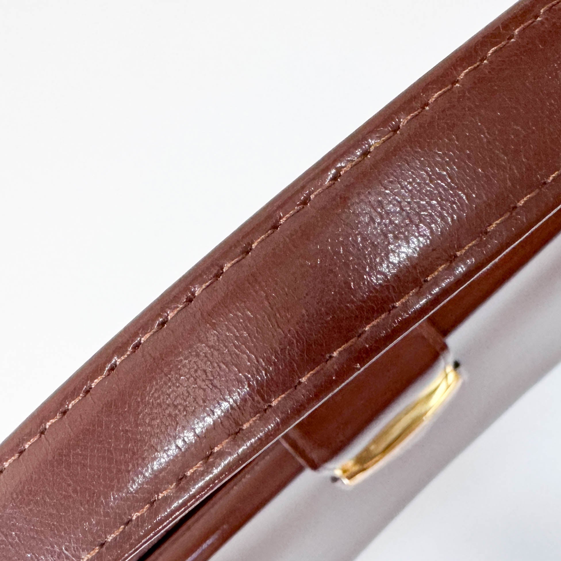 SAINT LAURENT Brown Leather Shoulder Bag, in , Sold by HIVE PRELOVED - Shoulder Bags, ,