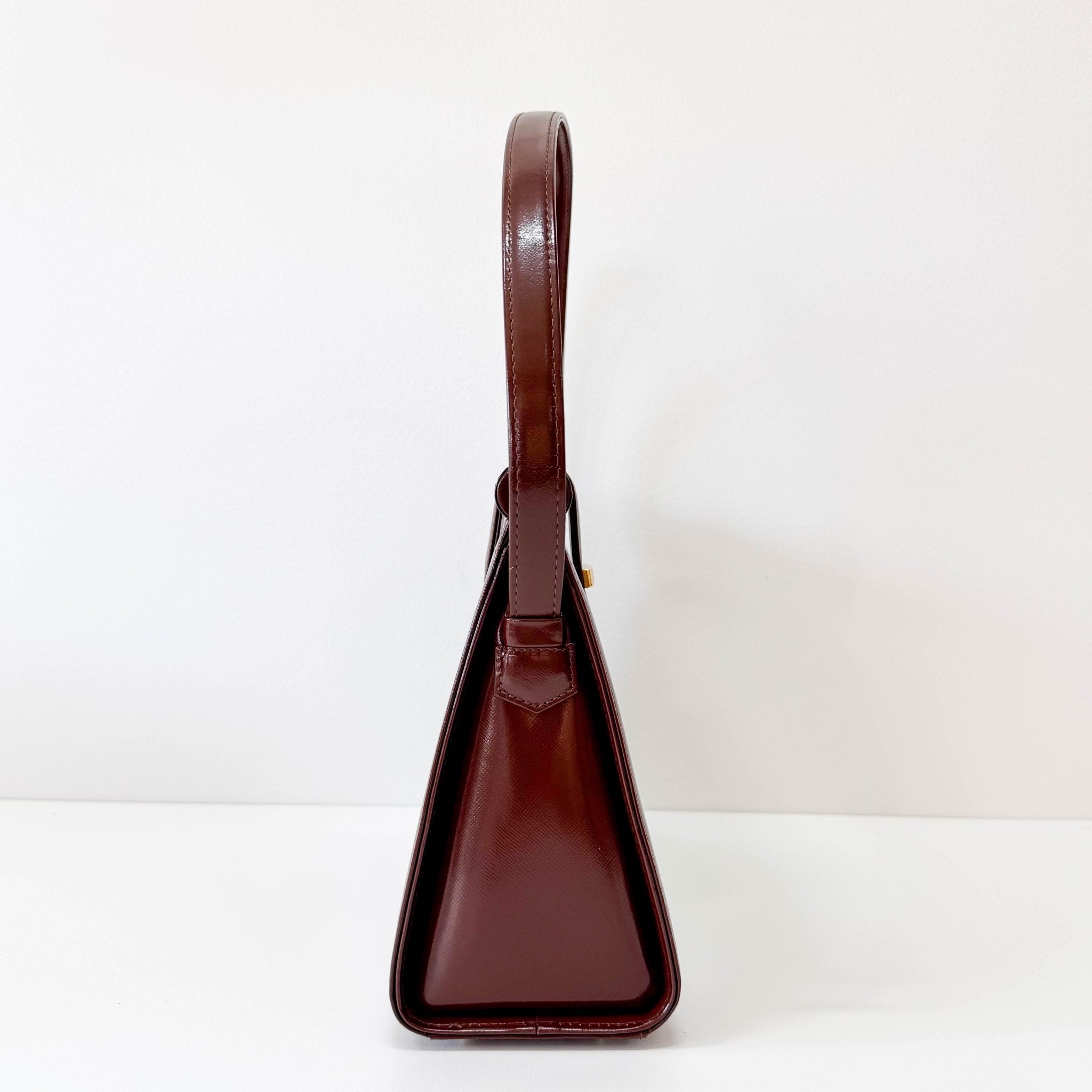 SAINT LAURENT Brown Leather Shoulder Bag, in , Sold by HIVE PRELOVED - Shoulder Bags, ,