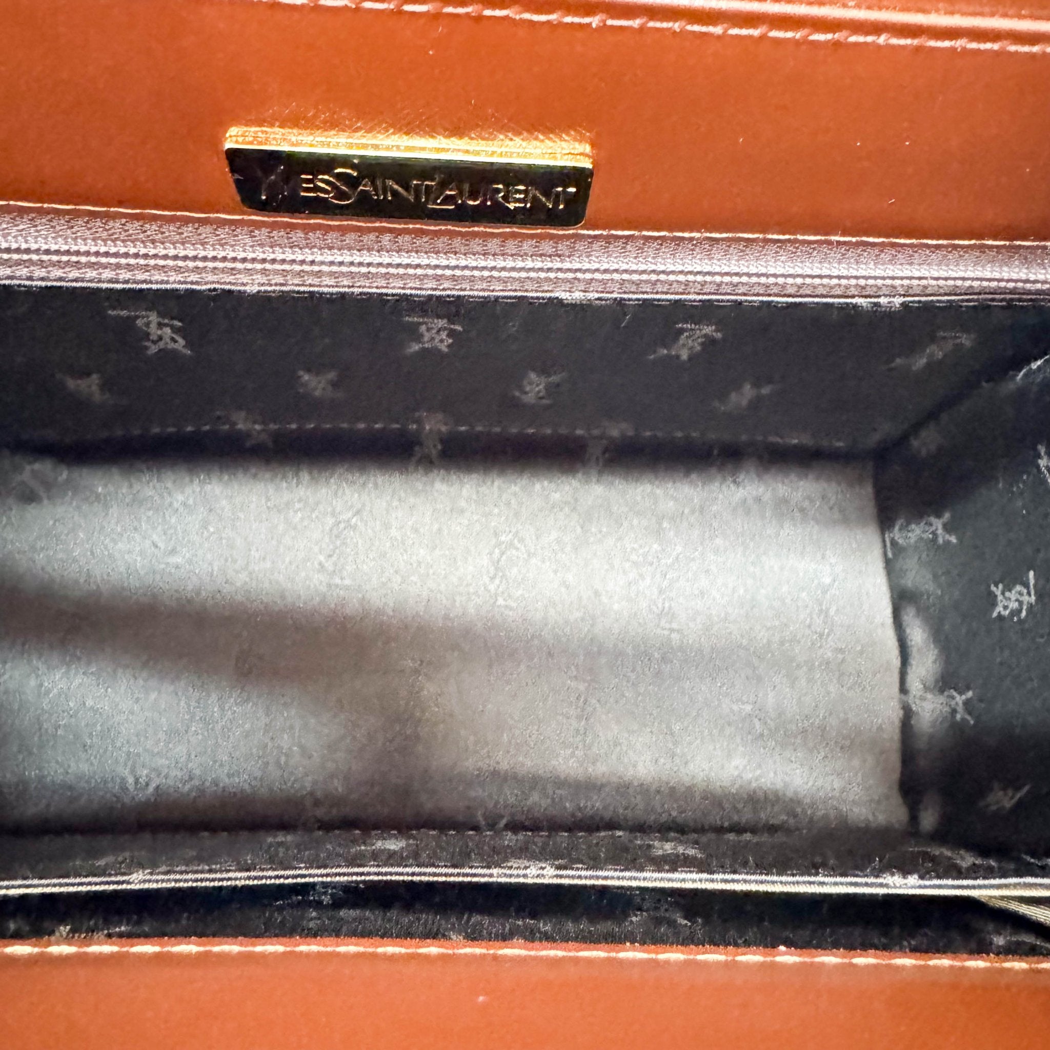 SAINT LAURENT Brown Leather Shoulder Bag, in , Sold by HIVE PRELOVED - Shoulder Bags, ,