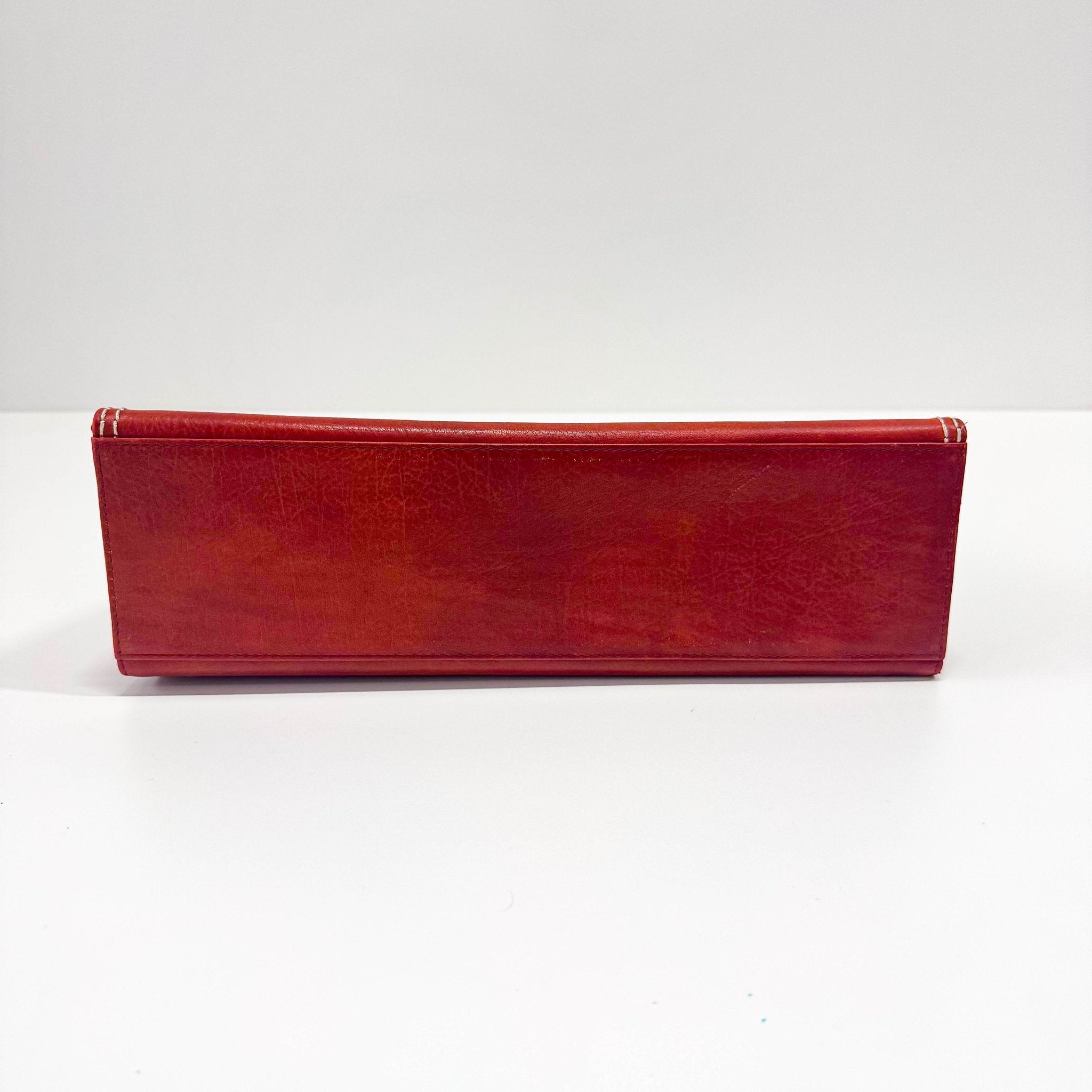 SAINT LAURENT Burnt Orange Leather Envelope Handle Bag, in , Sold by HIVE PRELOVED - Handle Bags, ,