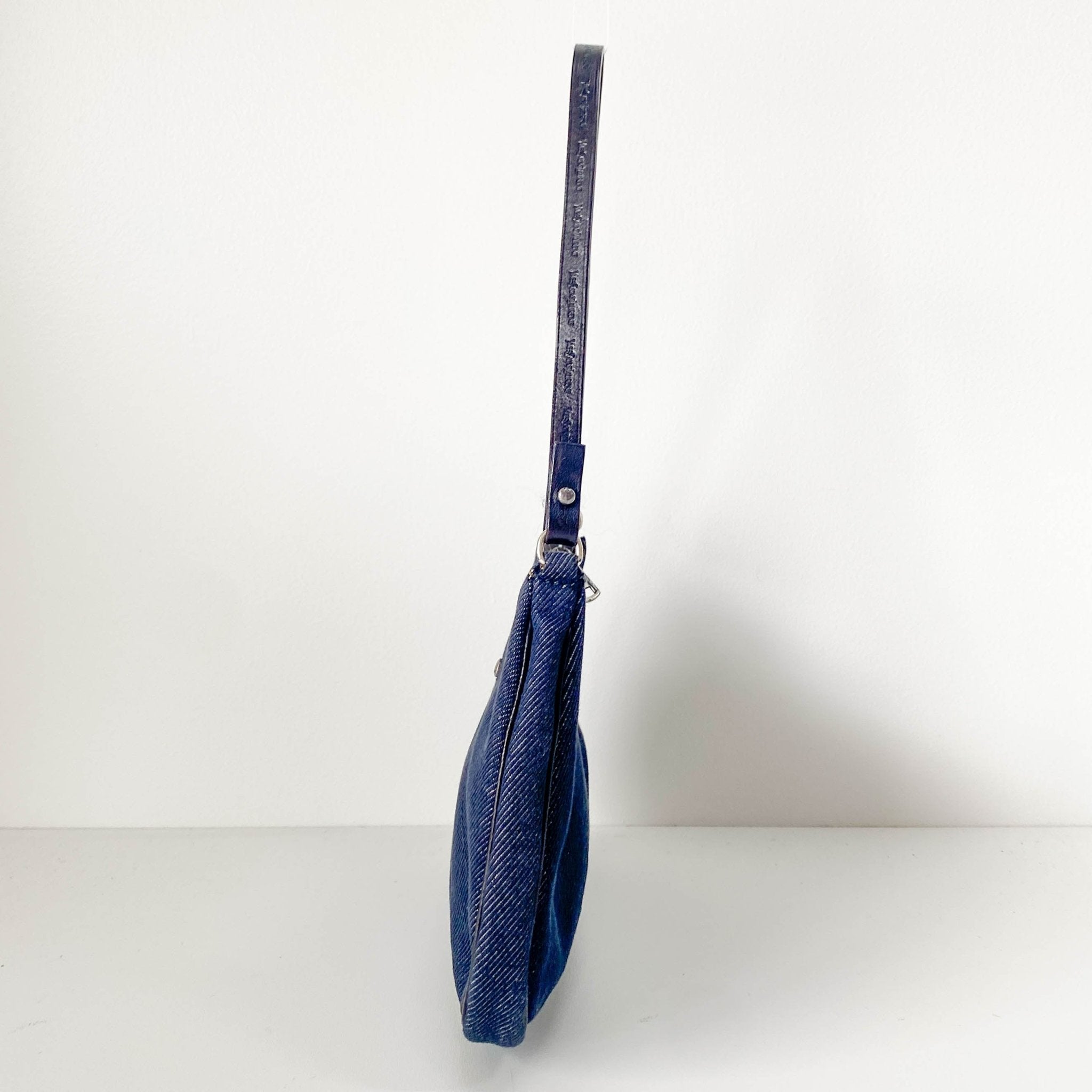 SAINT LAURENT Denim Mini Handle Bag, in , Sold by HIVE PRELOVED - Handle Bags, ,