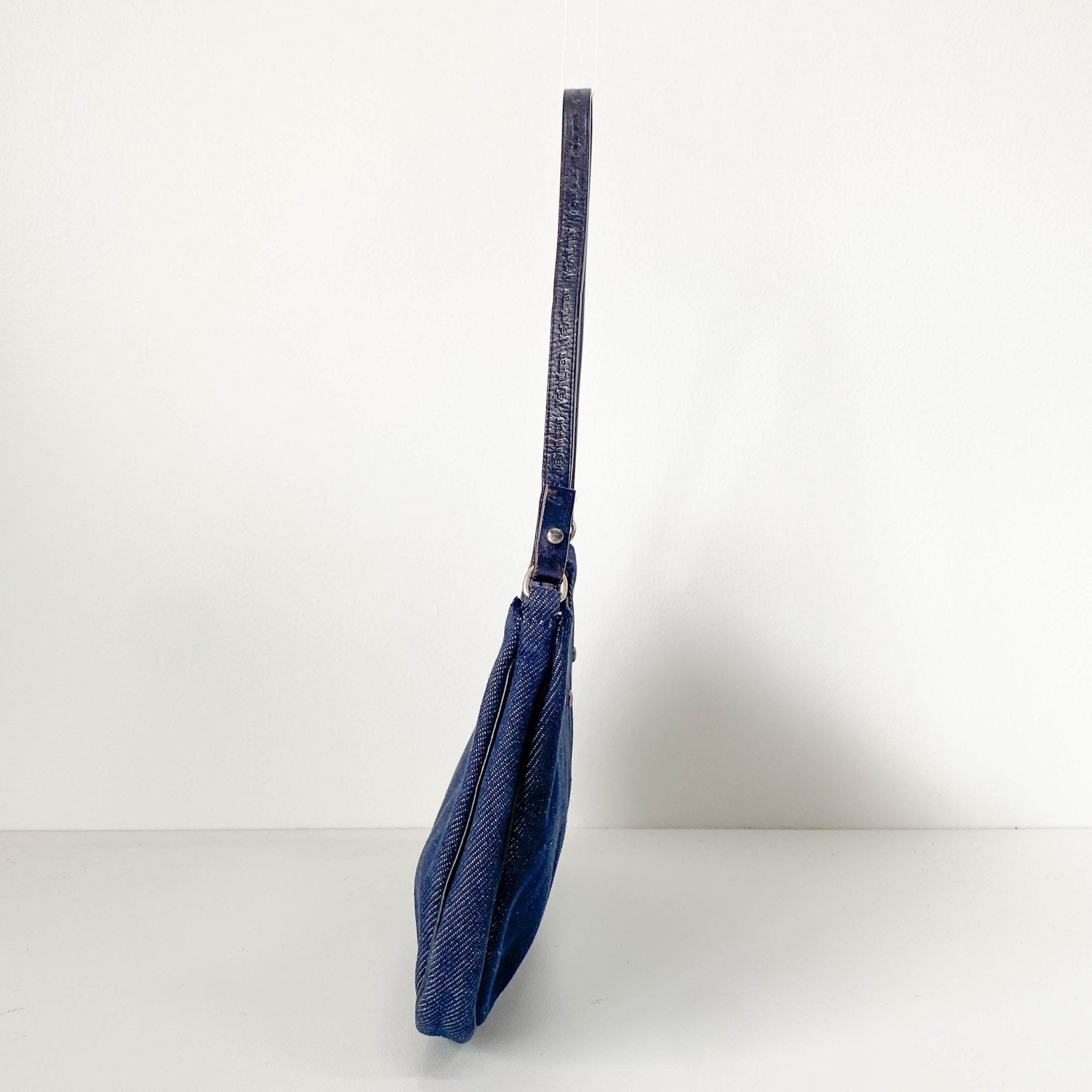 SAINT LAURENT Denim Mini Handle Bag, in , Sold by HIVE PRELOVED - Handle Bags, ,