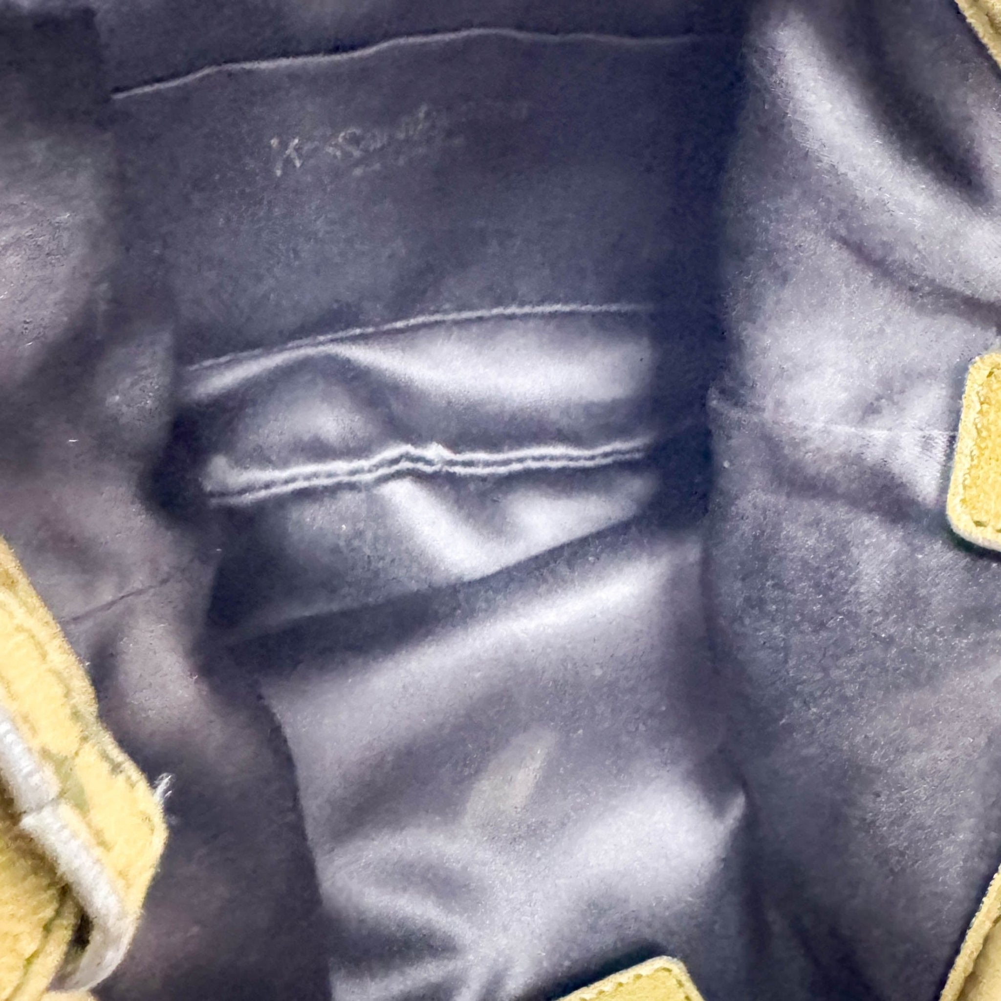 SAINT LAURENT Khaki Green Suede Fringe Shoulder Bag, in , Sold by HIVE PRELOVED - Shoulder Bags, ,