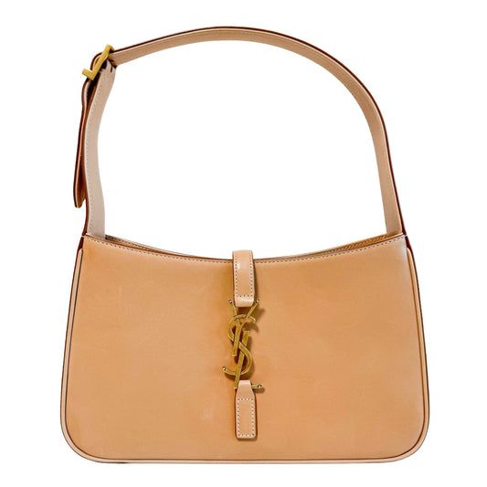 SAINT LAURENT Le 5 à 7 Smooth Leather Shoulder Bag Camel, in , Sold by HIVE PRELOVED - Shoulder Bags, ,