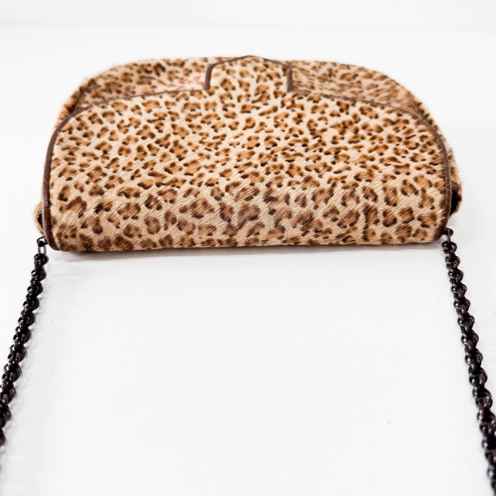 SAINT LAURENT Leopard Print Pony Hair Chain Strap Mini Shoulder Bag, in , Sold by HIVE PRELOVED - Purses / Wallets, Shoulder Bags,