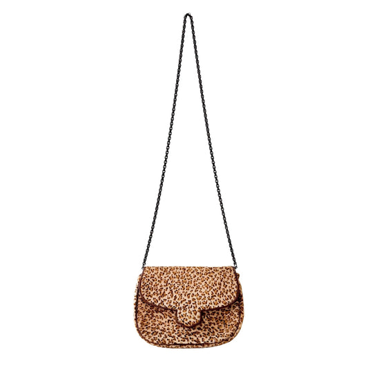 SAINT LAURENT Leopard Print Pony Hair Chain Strap Mini Shoulder Bag, in , Sold by HIVE PRELOVED - Purses / Wallets, Shoulder Bags,