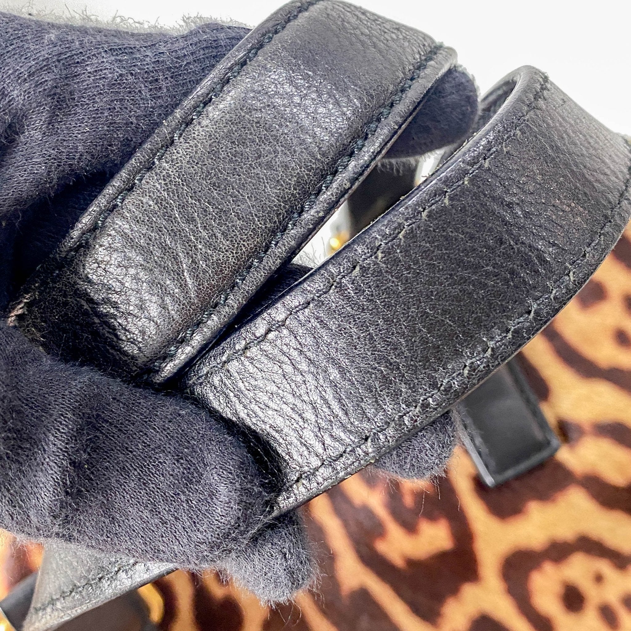 SAINT LAURENT Leopard Print Tote Handle Bag, in , Sold by HIVE PRELOVED - Handle Bags, ,