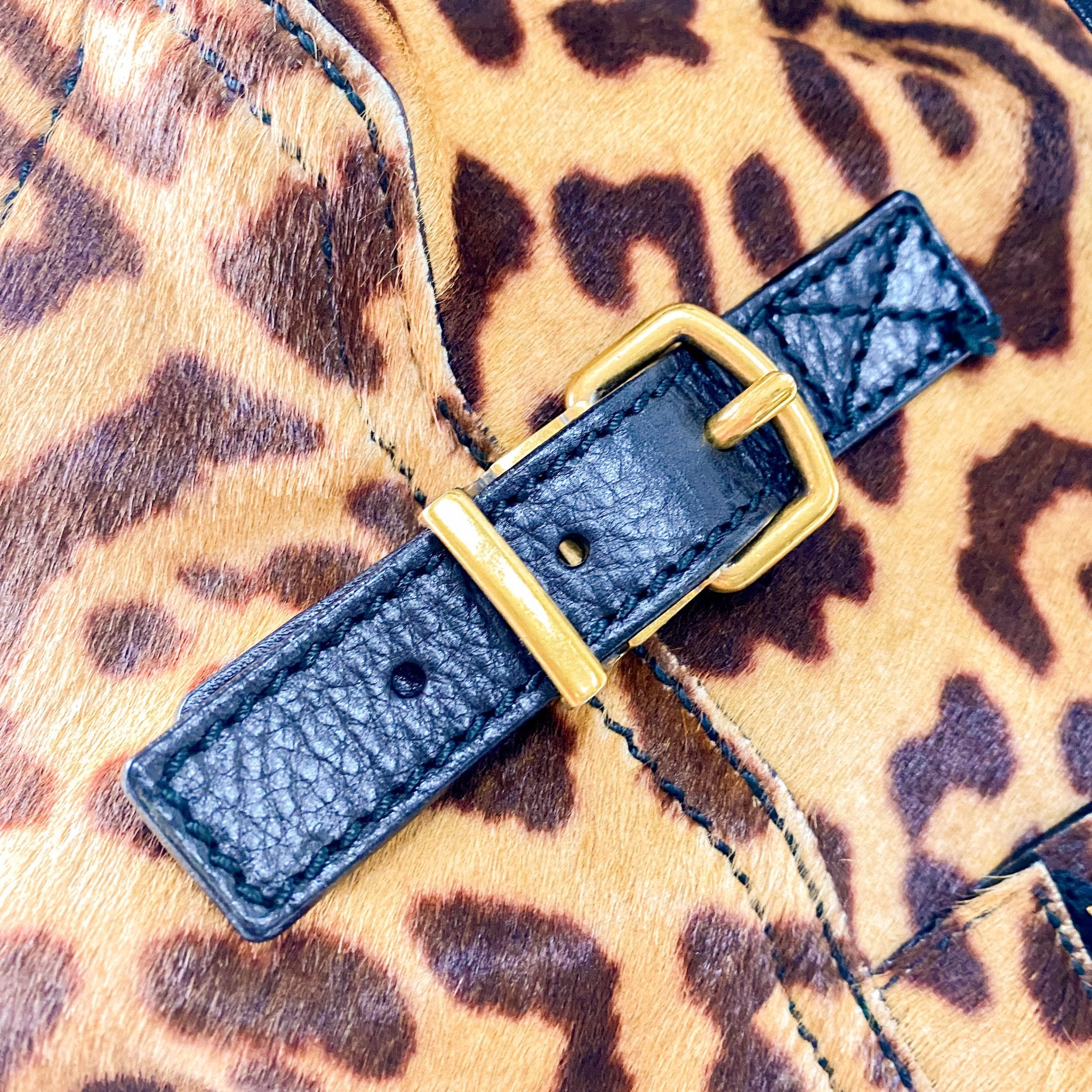 SAINT LAURENT Leopard Print Tote Handle Bag, in , Sold by HIVE PRELOVED - Handle Bags, ,