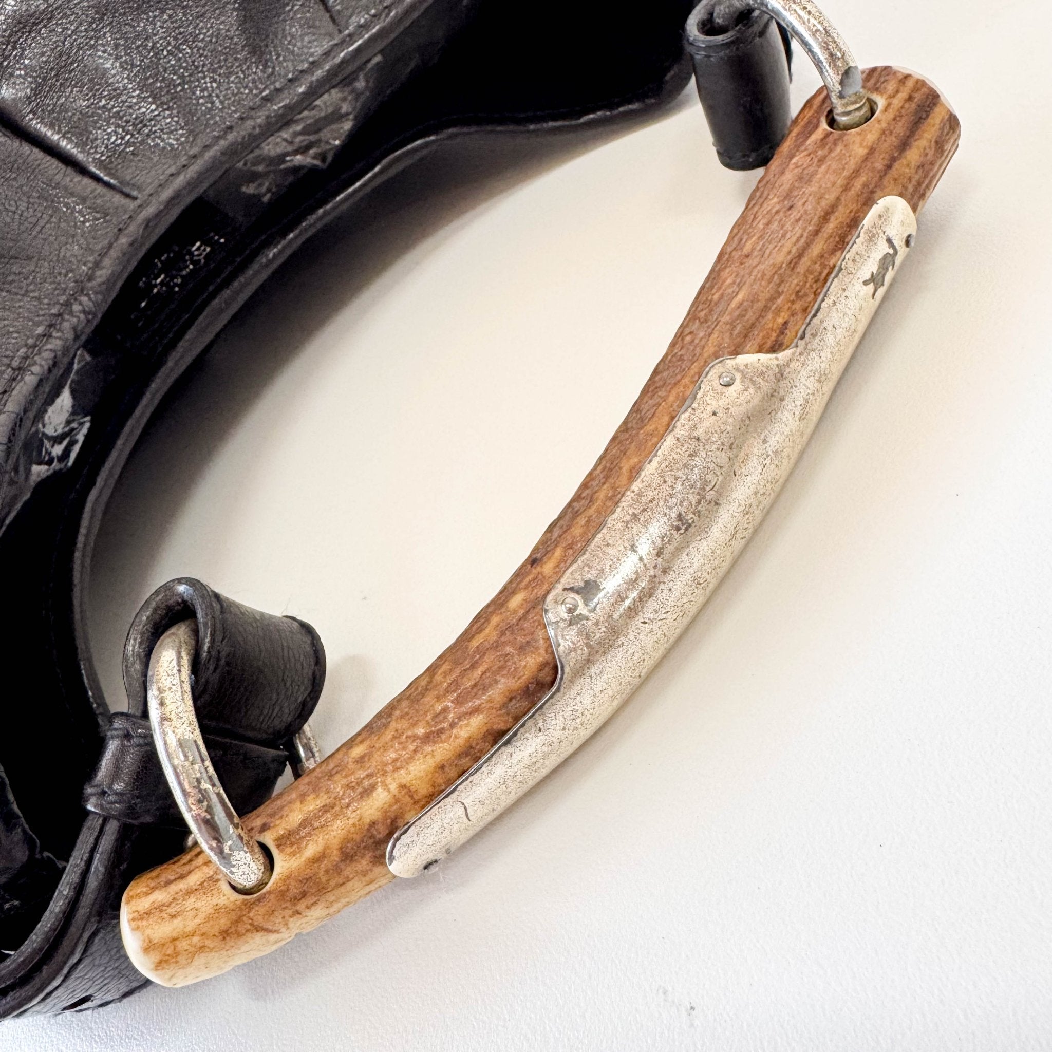 SAINT LAURENT Mini Mombasa Black Leather Shoulder Bag, in , Sold by HIVE PRELOVED - Handle Bags, ,