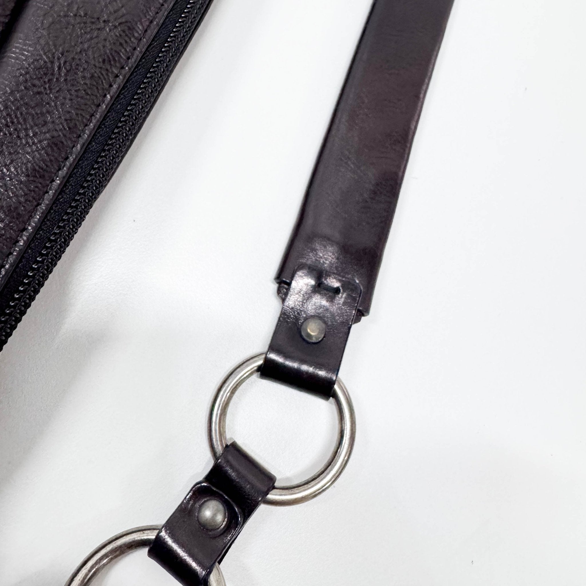 SAINT LAURENT Mombasa Black Leather Pochette, in , Sold by HIVE PRELOVED - Crossbody bags, ,