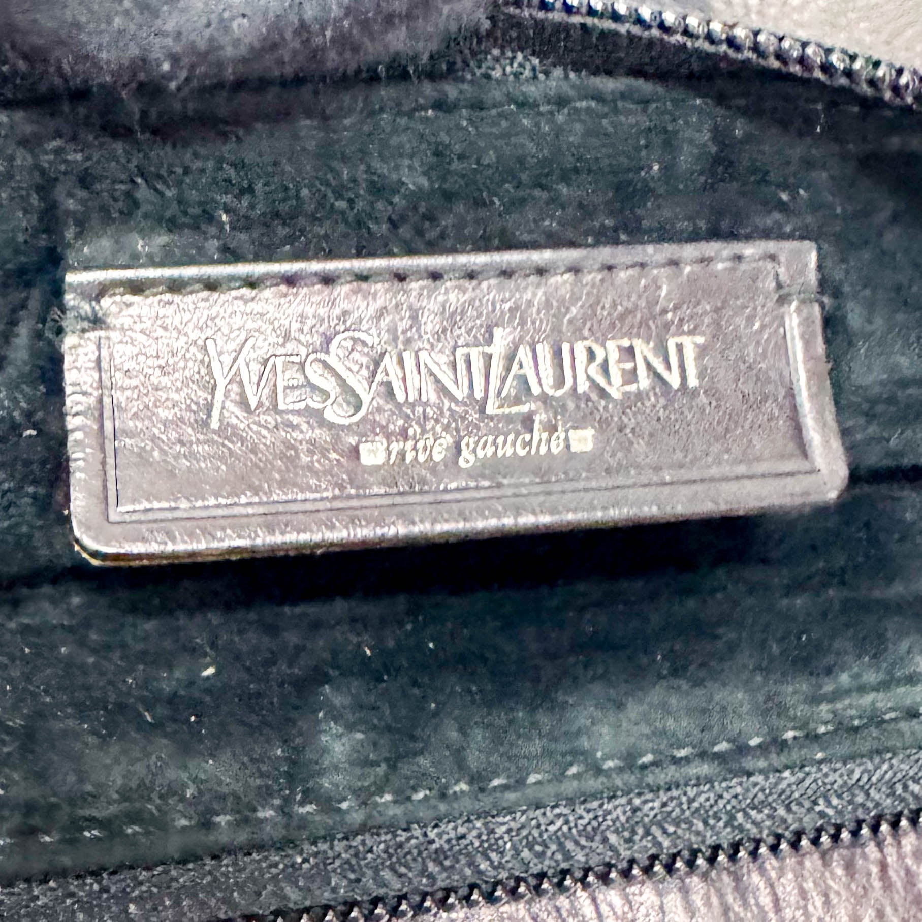 SAINT LAURENT Mombasa Black Leather Pochette, in , Sold by HIVE PRELOVED - Crossbody bags, ,