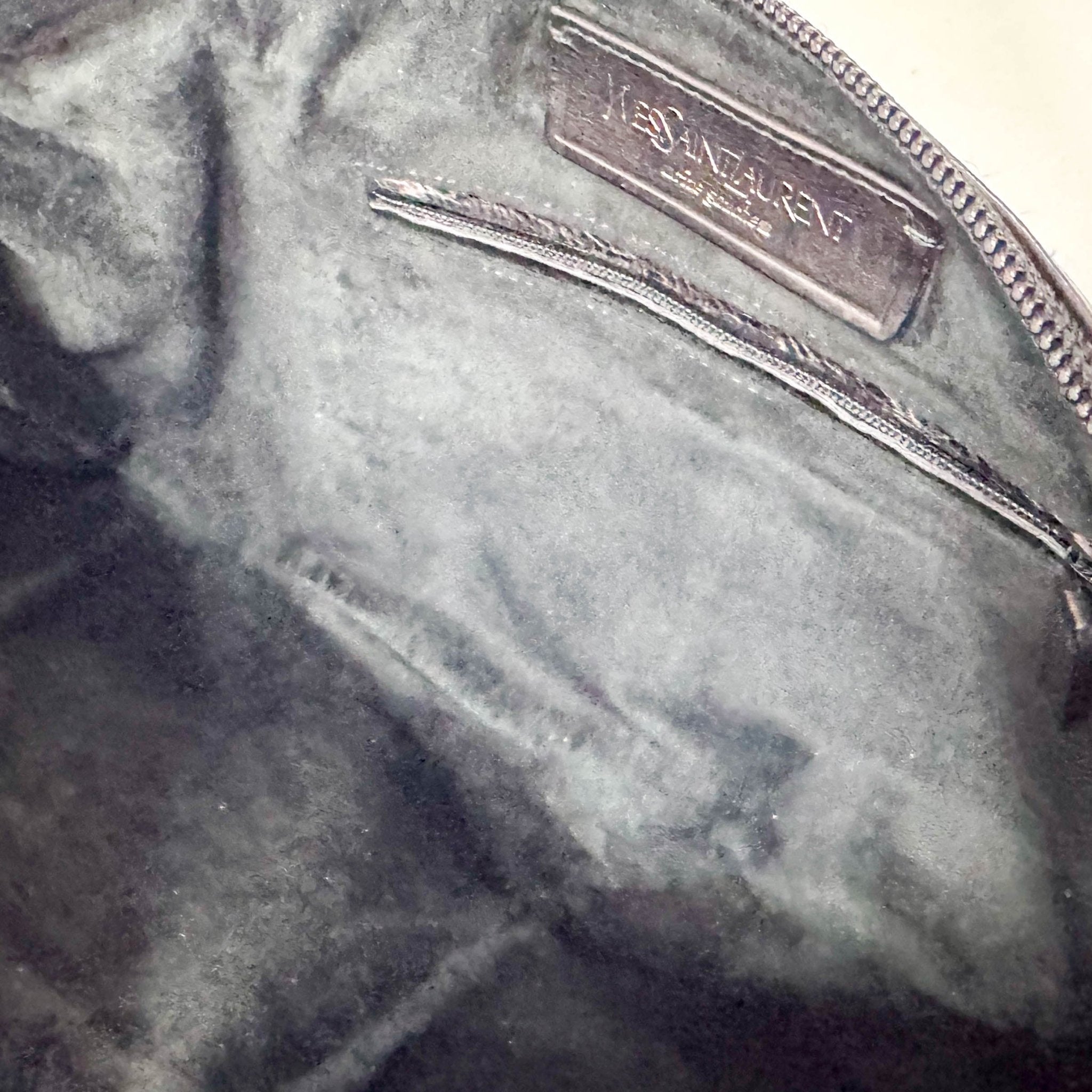 SAINT LAURENT Mombasa Black Leather Pochette, in , Sold by HIVE PRELOVED - Crossbody bags, ,