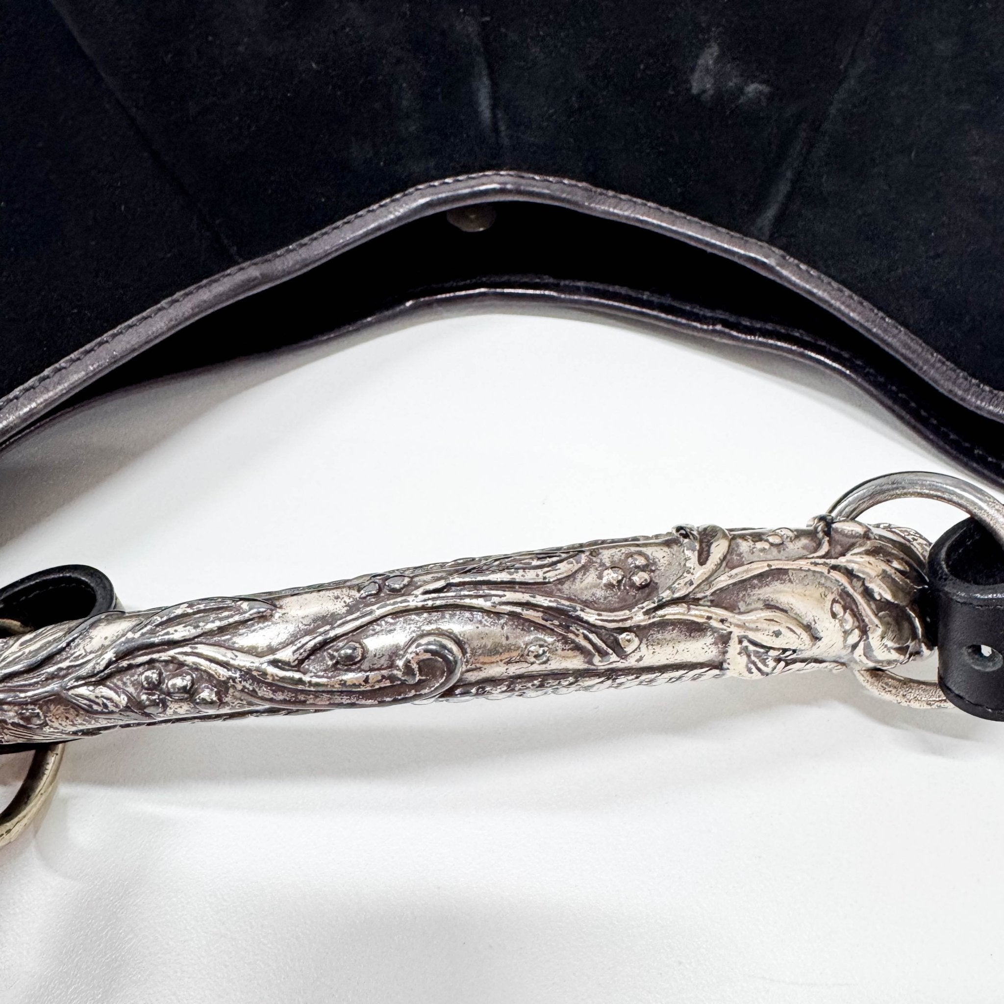 SAINT LAURENT Mombasa Black Suede Shoulder Bag, in , Sold by HIVE PRELOVED - Shoulder Bags, ,