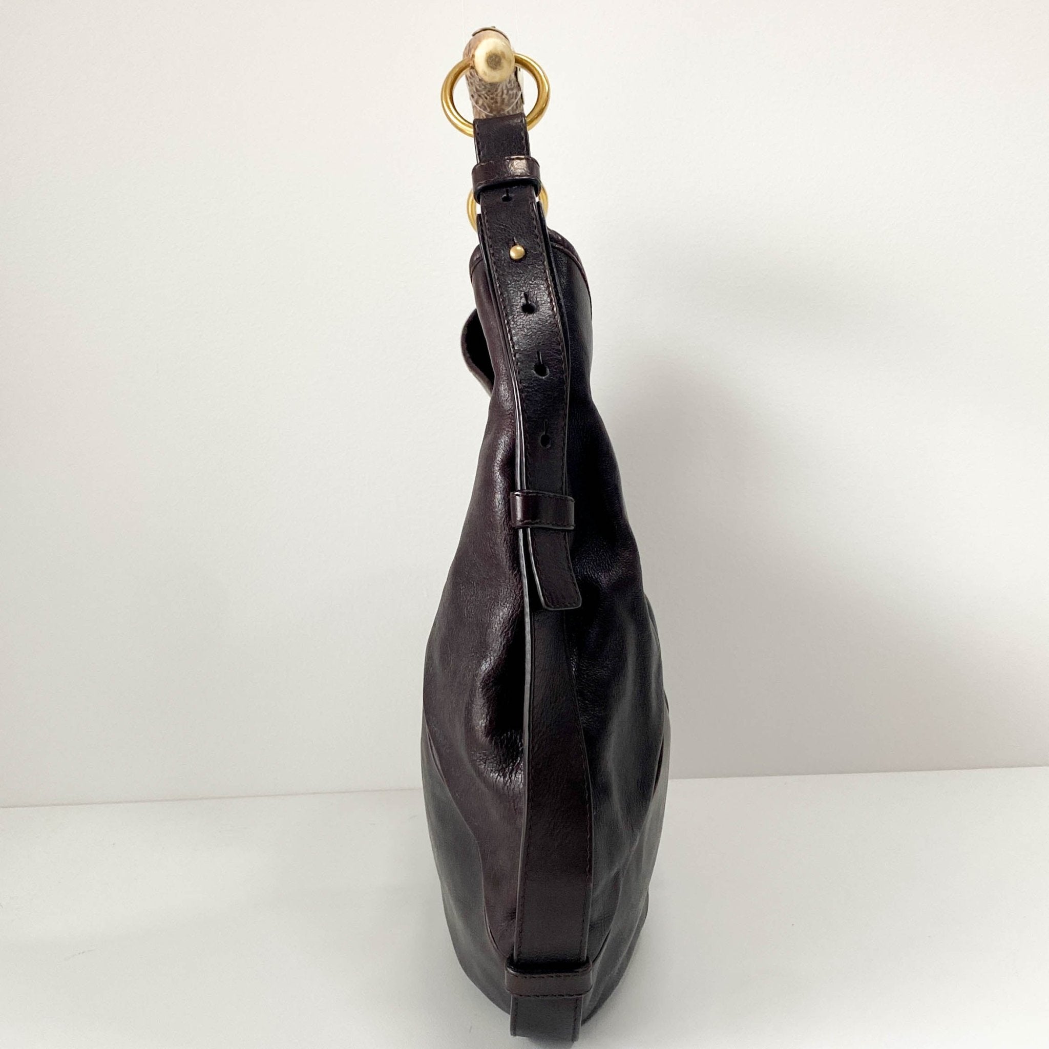 SAINT LAURENT Mombasa Chocolate Brown Handle Bag, in , Sold by HIVE PRELOVED - Handle Bags, ,