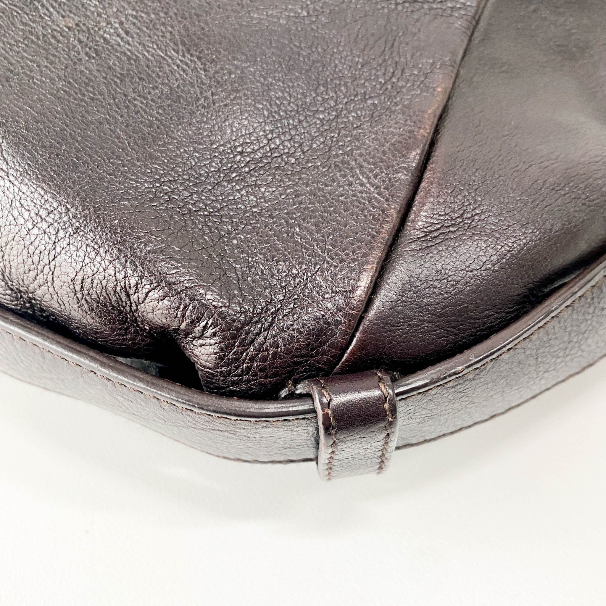 SAINT LAURENT Mombasa Chocolate Brown Handle Bag, in , Sold by HIVE PRELOVED - Handle Bags, ,