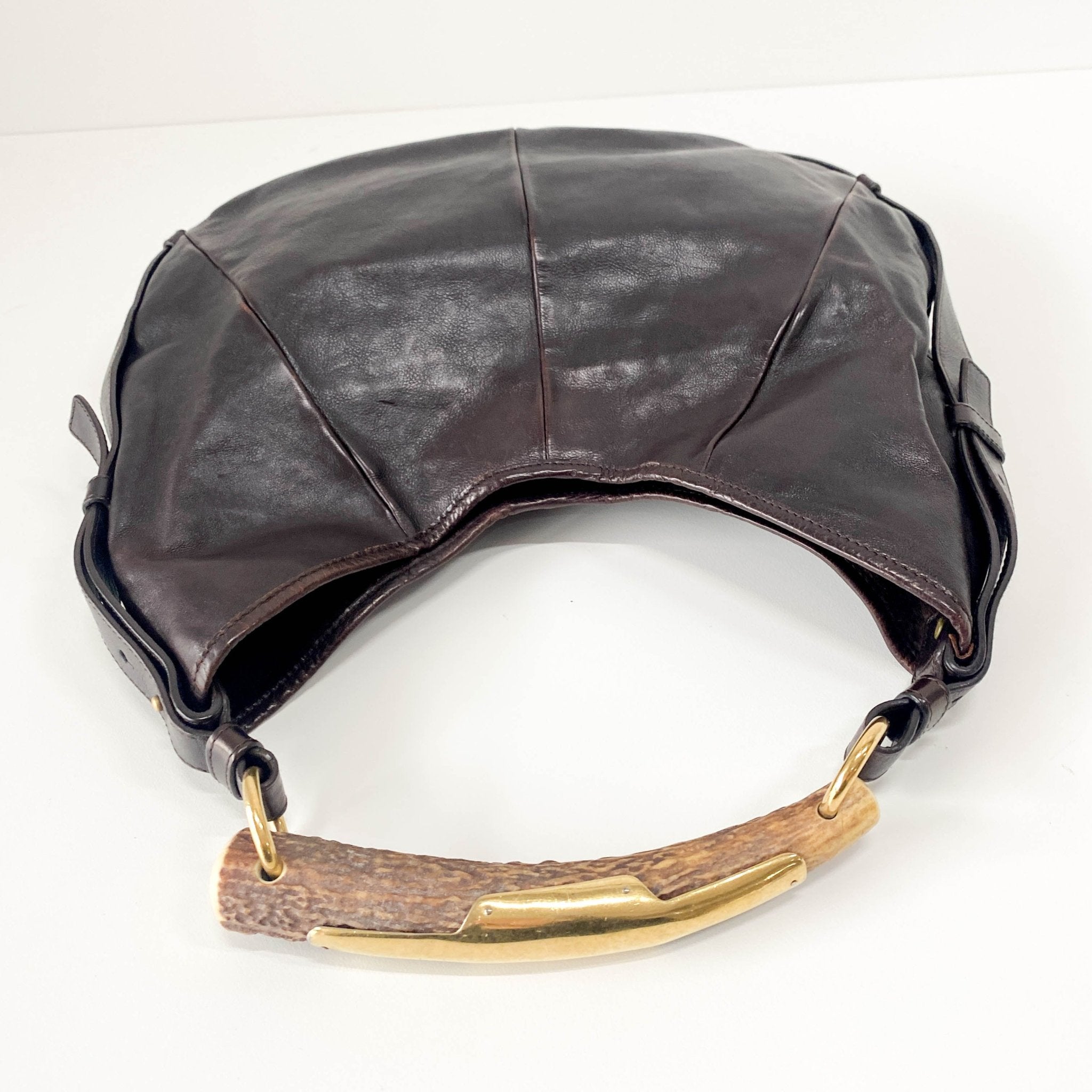 SAINT LAURENT Mombasa Chocolate Brown Handle Bag, in , Sold by HIVE PRELOVED - Handle Bags, ,