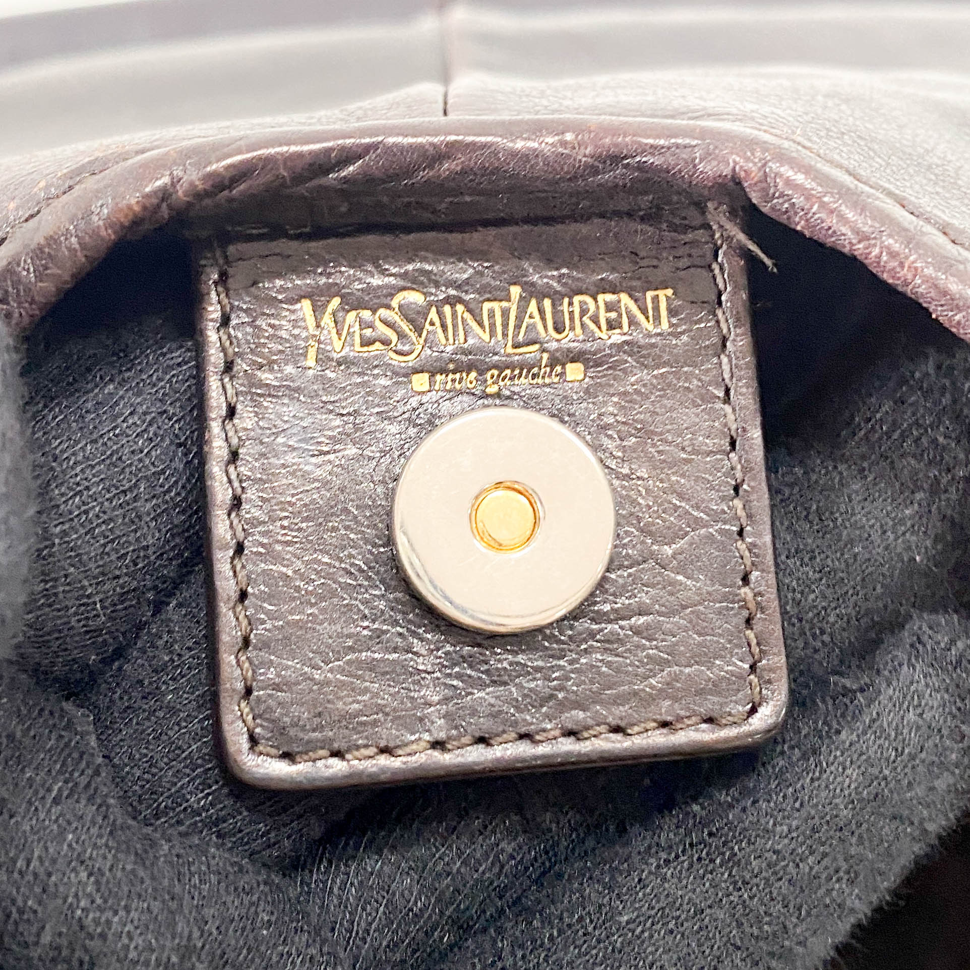 SAINT LAURENT Mombasa Chocolate Brown Handle Bag, in , Sold by HIVE PRELOVED - Handle Bags, ,