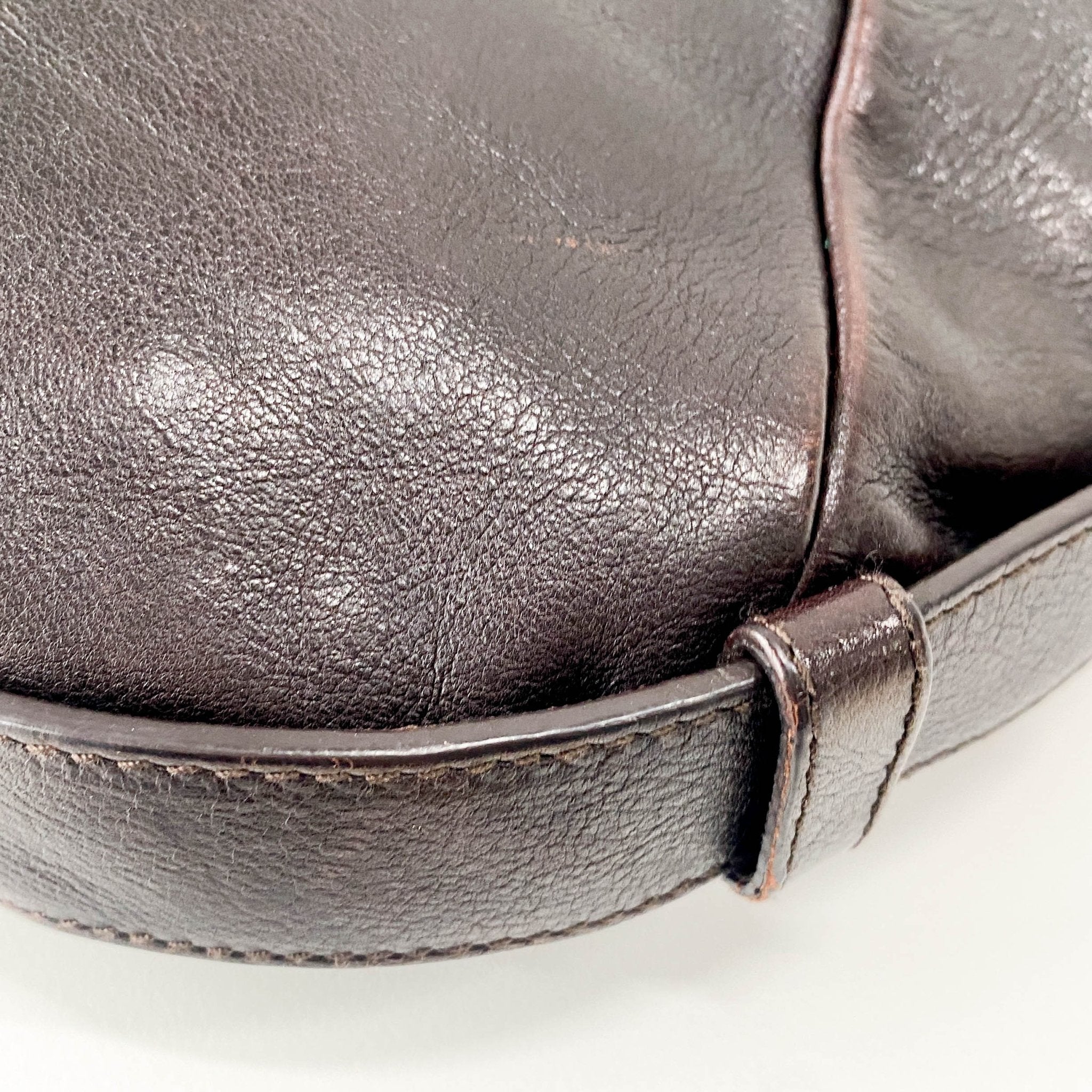 SAINT LAURENT Mombasa Chocolate Brown Handle Bag, in , Sold by HIVE PRELOVED - Handle Bags, ,