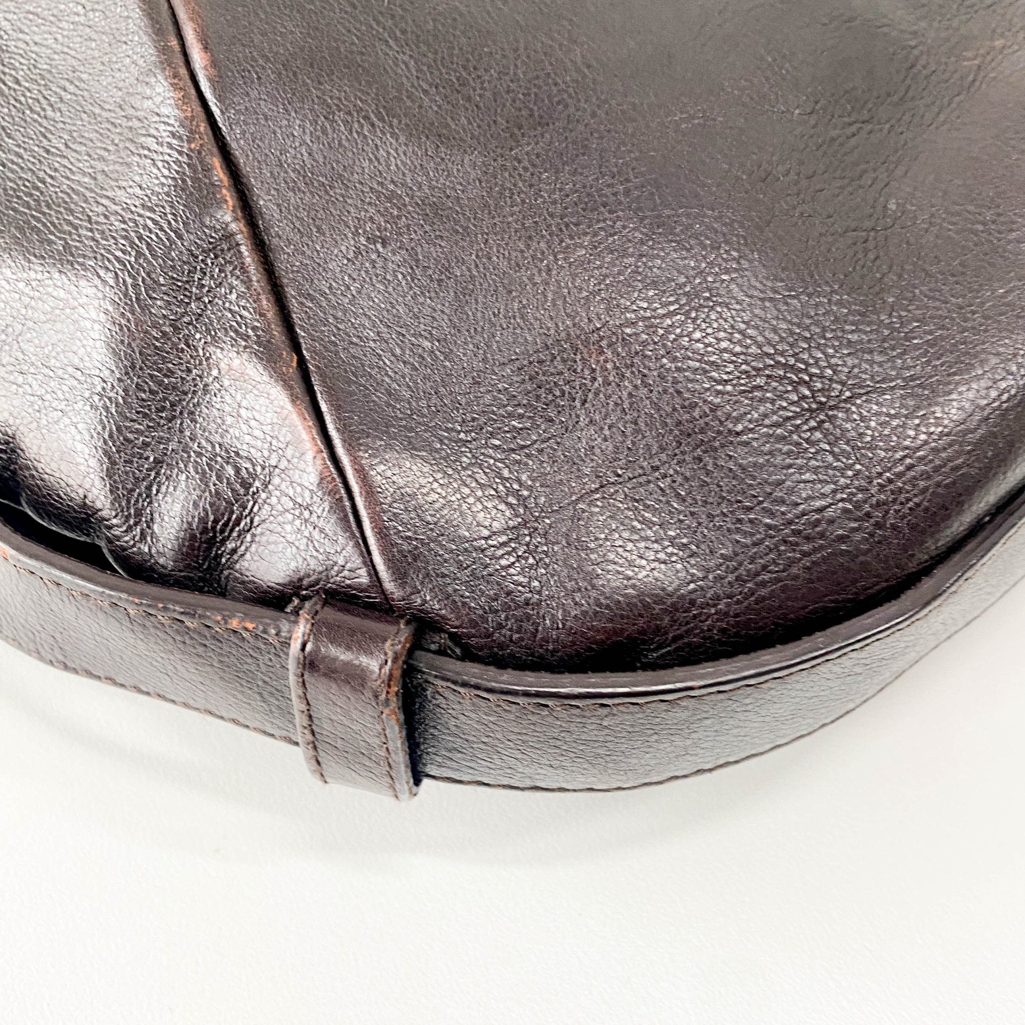 SAINT LAURENT Mombasa Chocolate Brown Handle Bag, in , Sold by HIVE PRELOVED - Handle Bags, ,