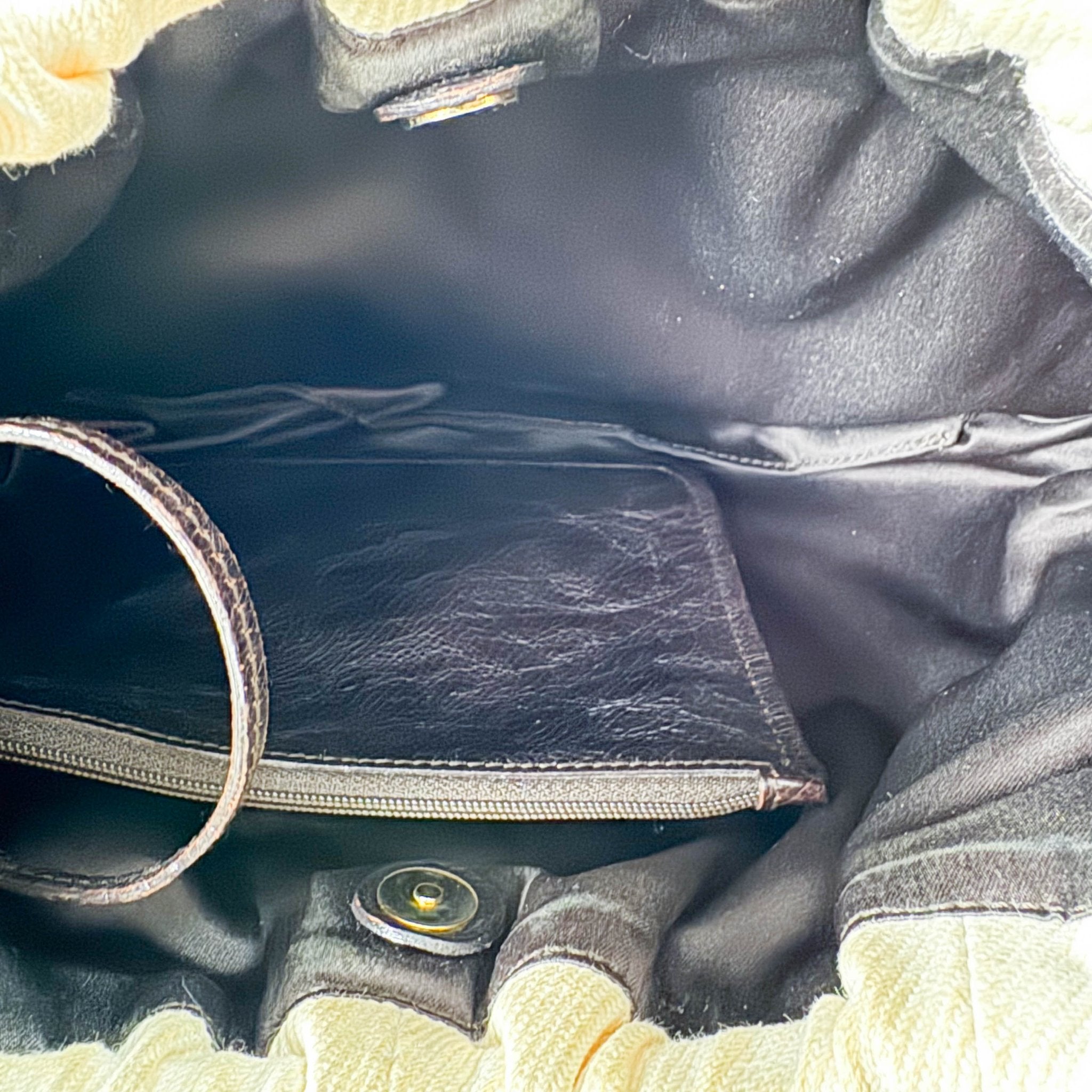 SAINT LAURENT Mombasa White Canvas Shoulder Bag, in , Sold by HIVE PRELOVED - Handle Bags, Shoulder Bags,