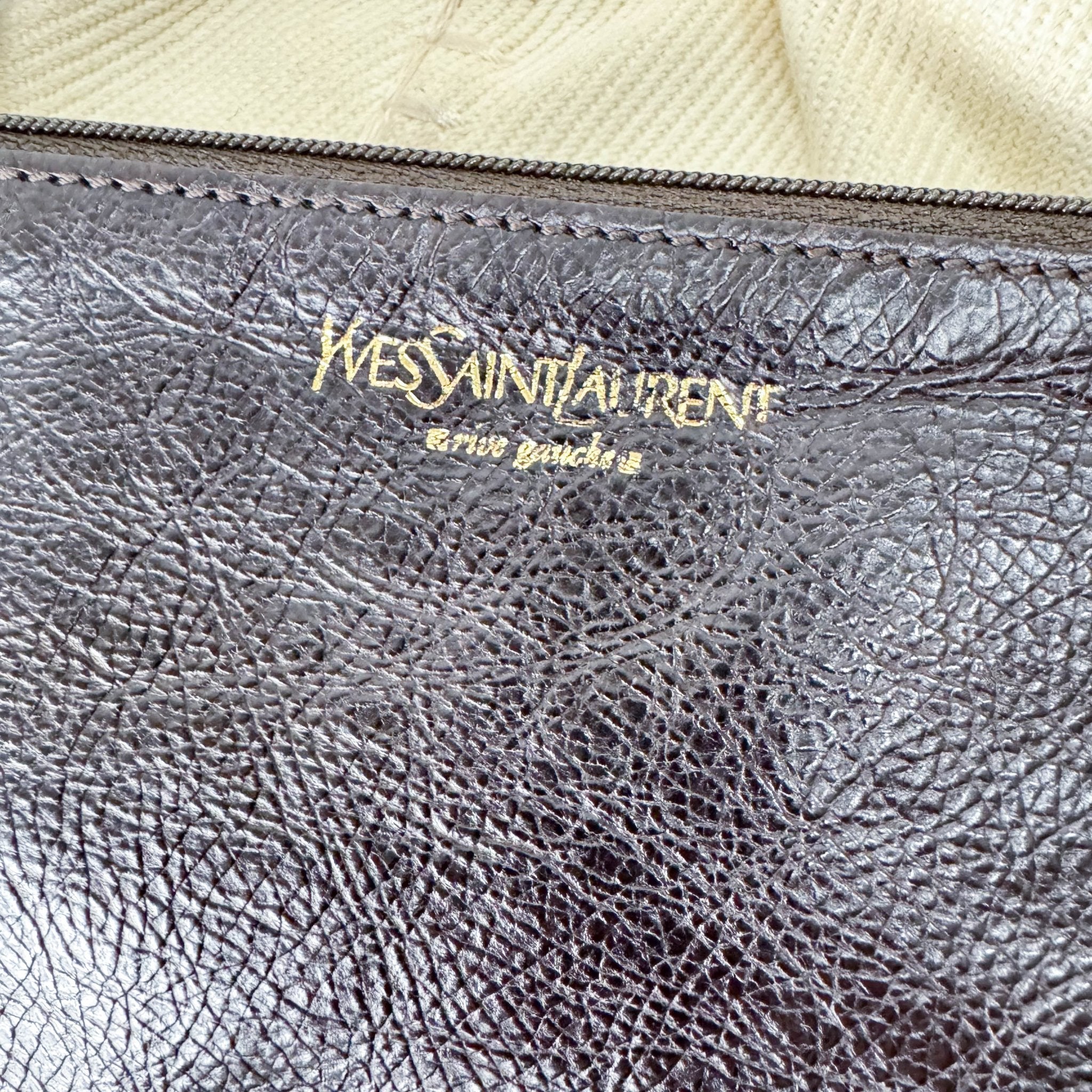 SAINT LAURENT Mombasa White Canvas Shoulder Bag, in , Sold by HIVE PRELOVED - Handle Bags, Shoulder Bags,