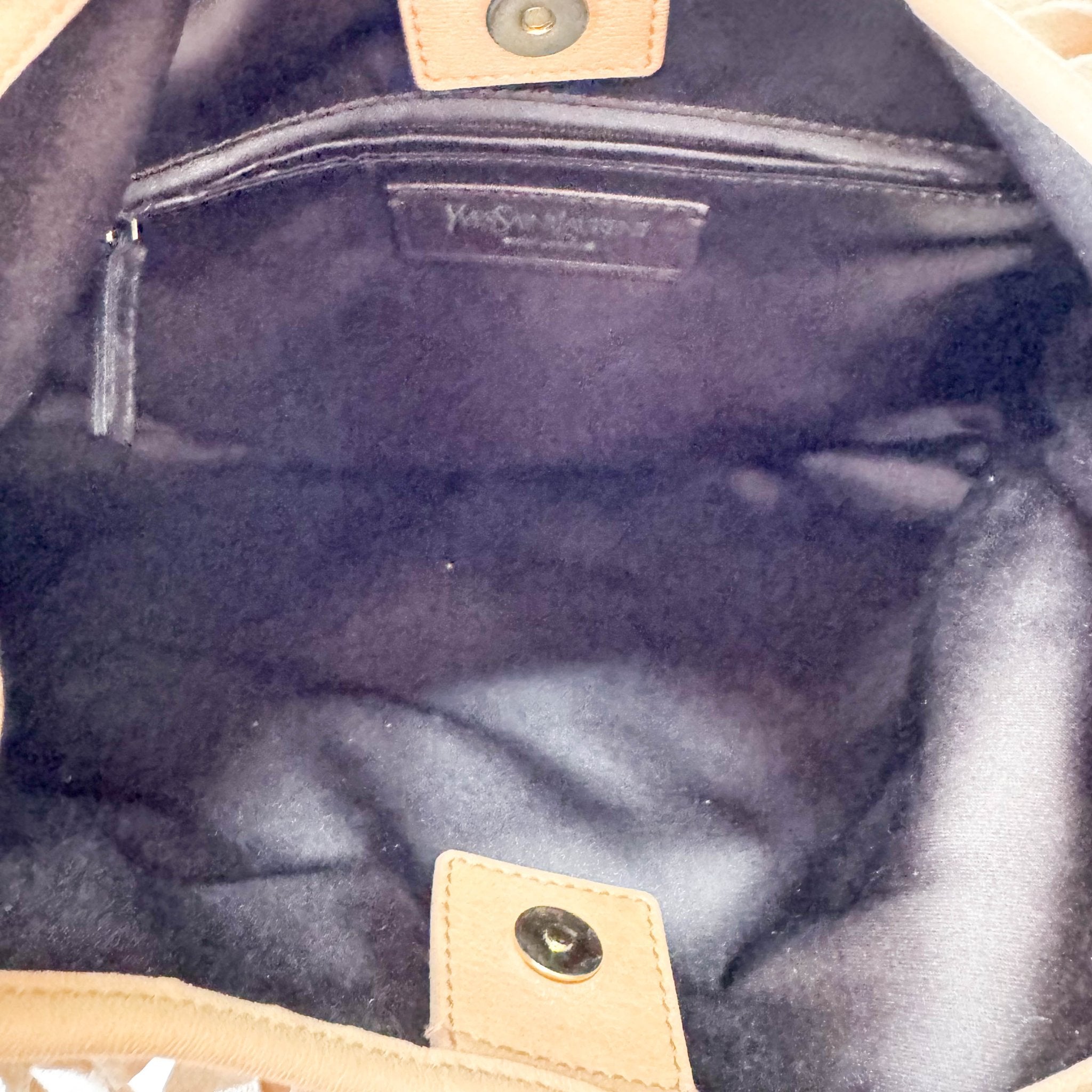 SAINT LAURENT Rive Gauche Beige Suede Fringe Boheme Bag, in , Sold by HIVE PRELOVED - Shoulder Bags, ,