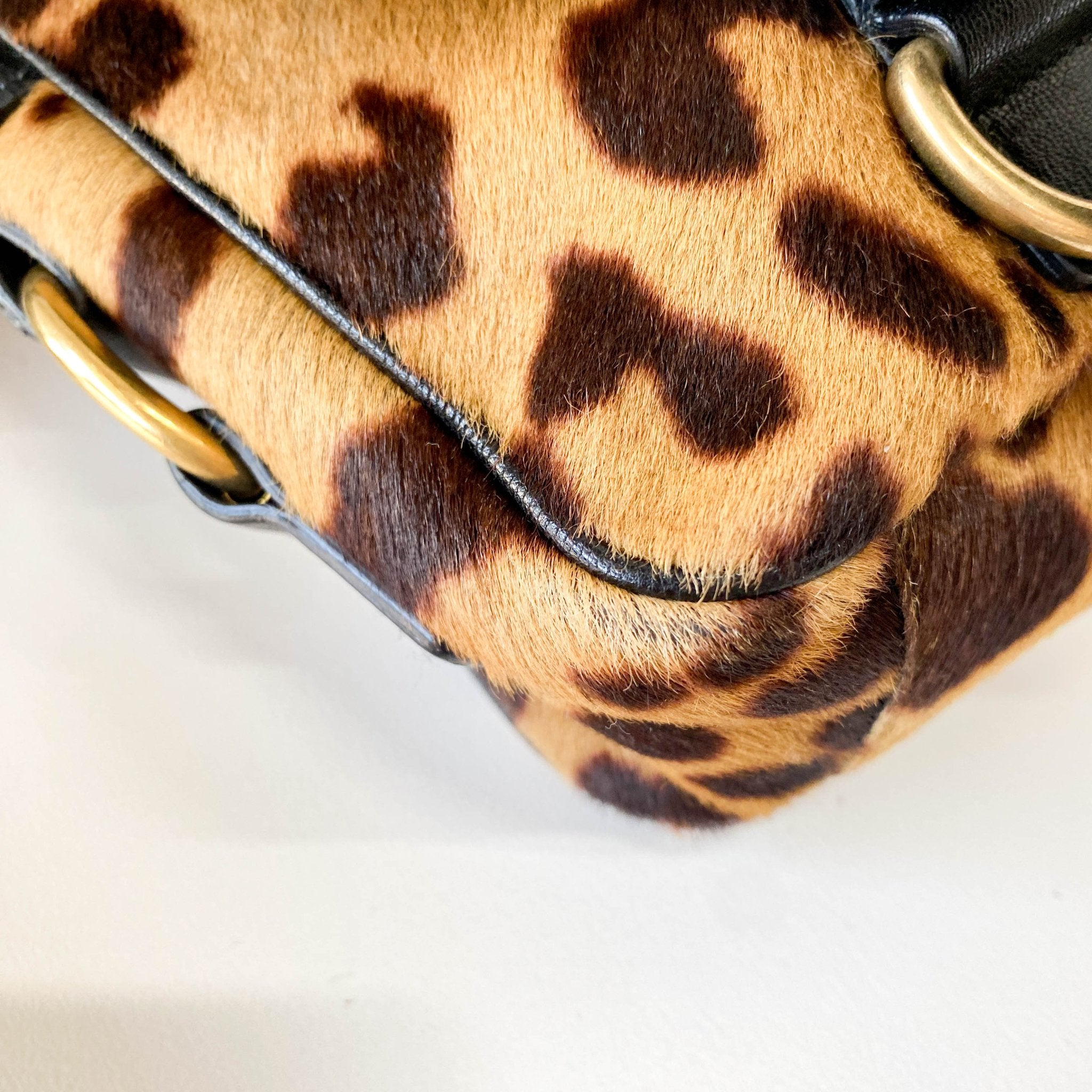 SAINT LAURENT Rive Gauche Colt Leopard Print Crossbody Bag, in , Sold by HIVE PRELOVED - Crossbody bags, Shoulder Bags,