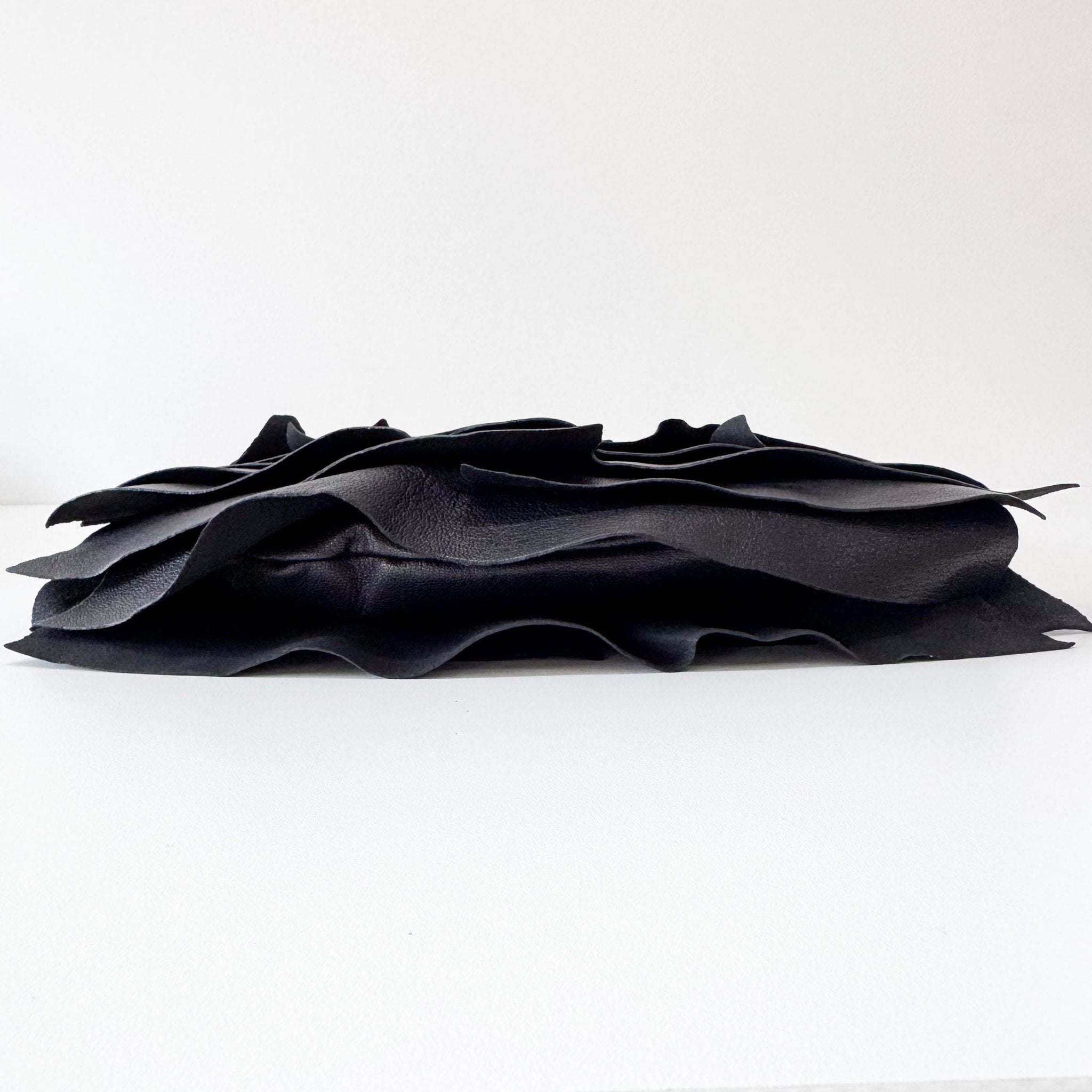 SAINT LAURENT Rive Gauche Fringe Black Leather Shoulder Bag, in , Sold by HIVE PRELOVED - Shoulder Bags, ,