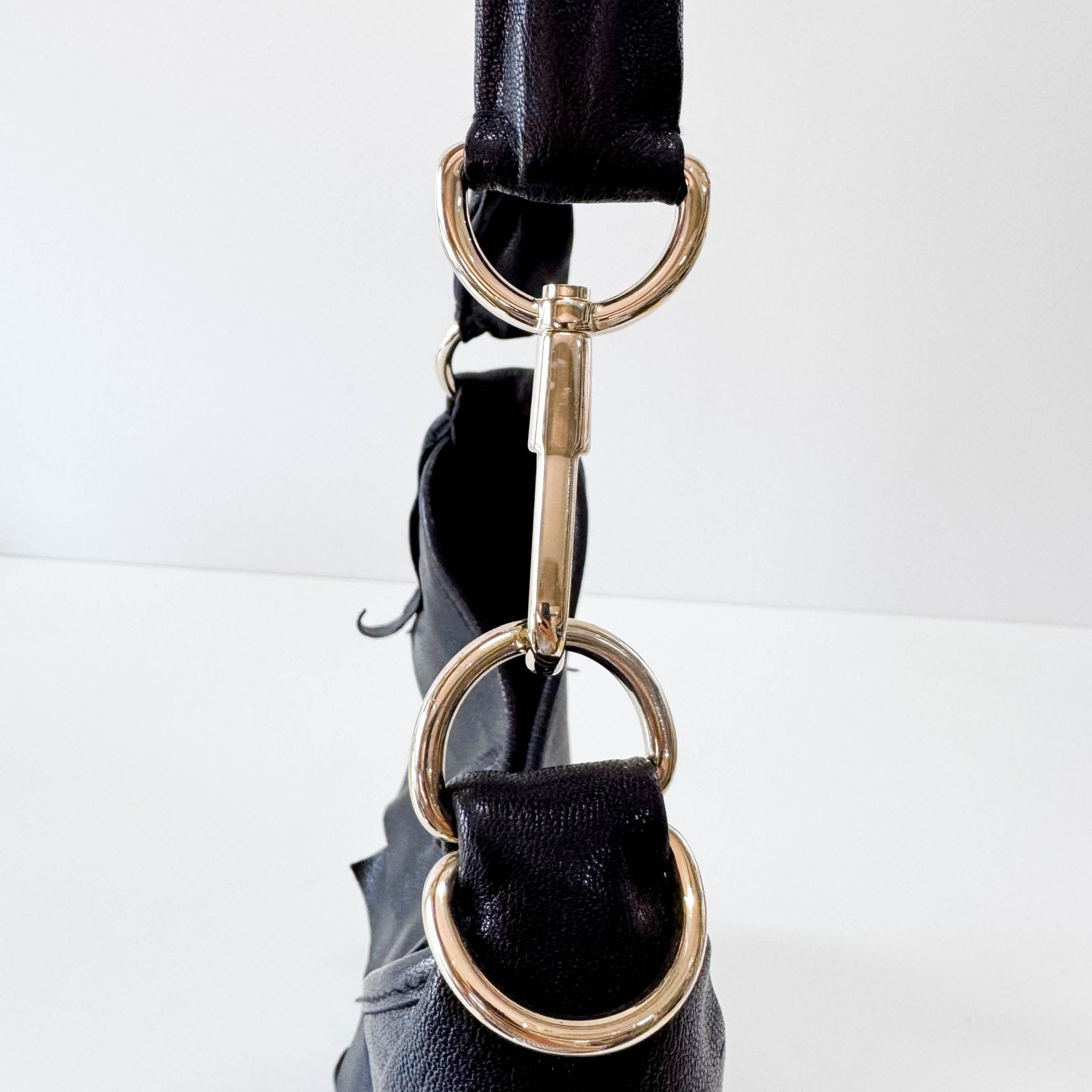 SAINT LAURENT Rive Gauche Fringe Black Leather Shoulder Bag, in , Sold by HIVE PRELOVED - Shoulder Bags, ,