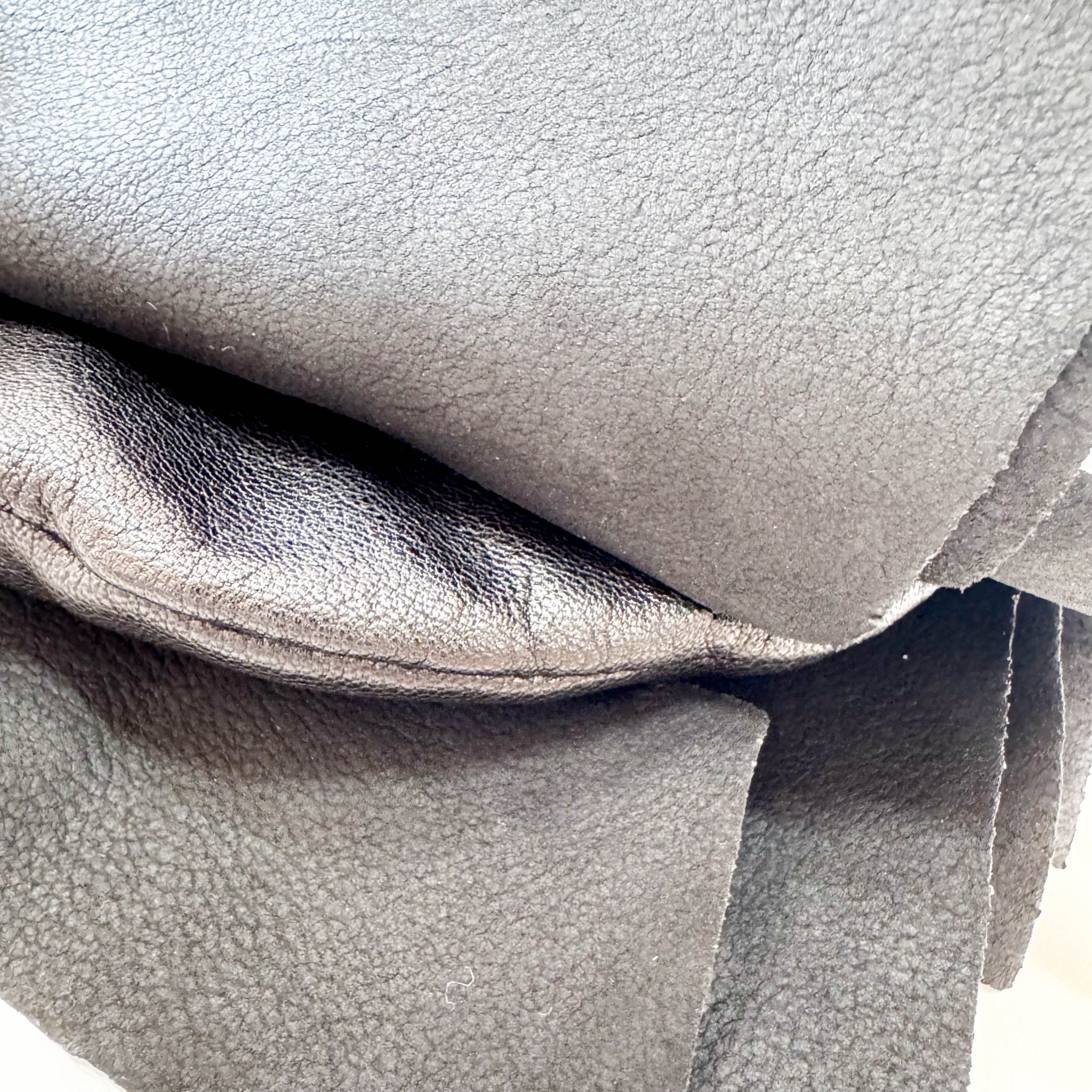 SAINT LAURENT Rive Gauche Fringe Black Leather Shoulder Bag, in , Sold by HIVE PRELOVED - Shoulder Bags, ,