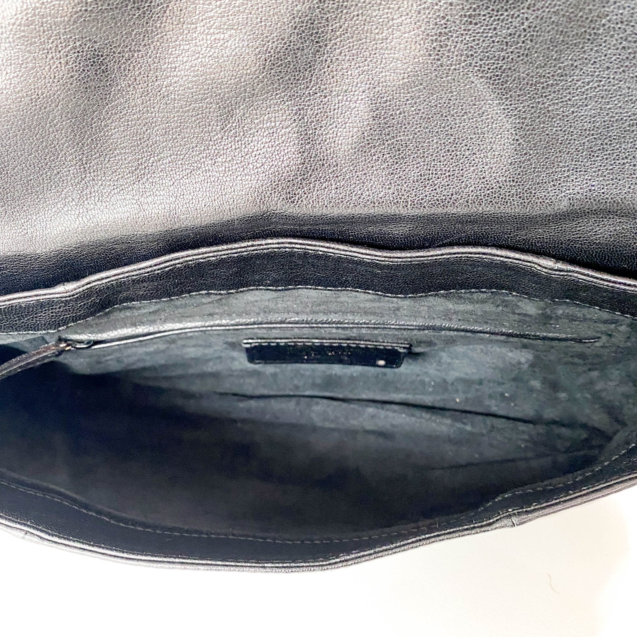 SAINT LAURENT Rive Gauche Leather Black Shoulder Bag, in , Sold by HIVE PRELOVED - Shoulder Bags, ,