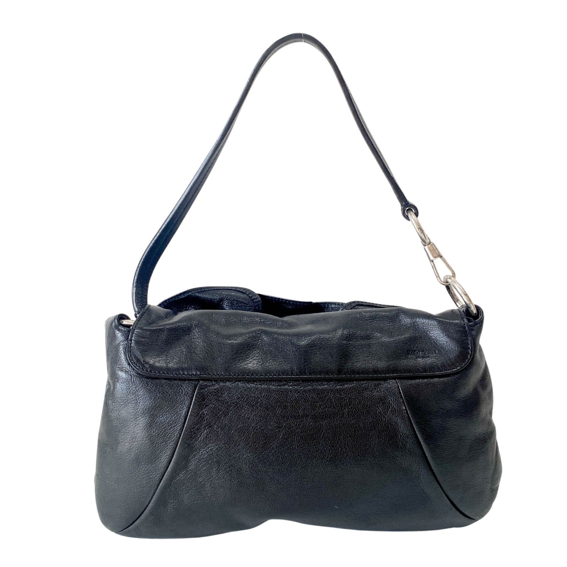 SAINT LAURENT Rive Gauche Leather Black Shoulder Bag, in , Sold by HIVE PRELOVED - Shoulder Bags, ,