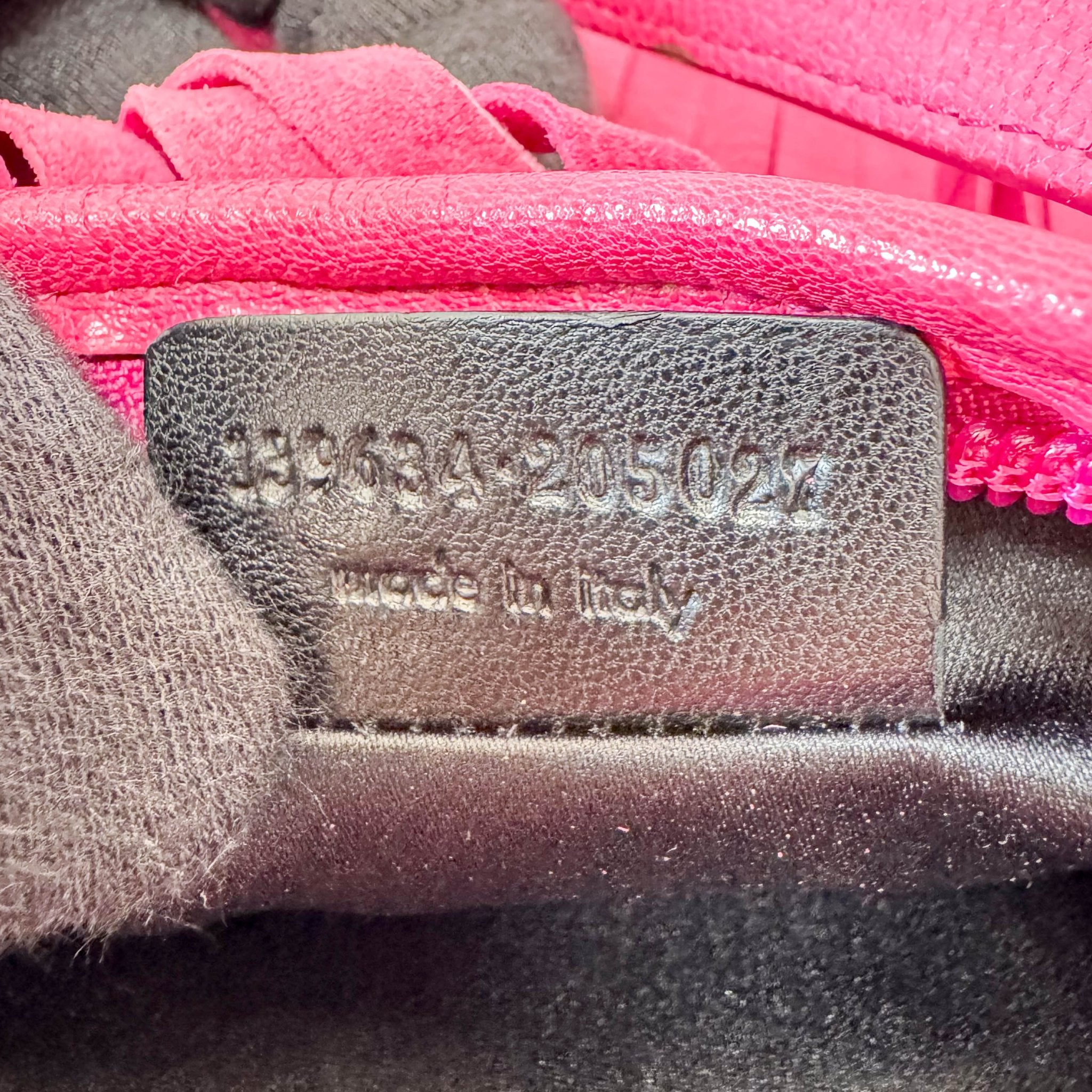 SAINT LAURENT Rive Gauche Pink Fringe Leather Mini Shoulder Bag, in , Sold by HIVE PRELOVED - Shoulder Bags, ,