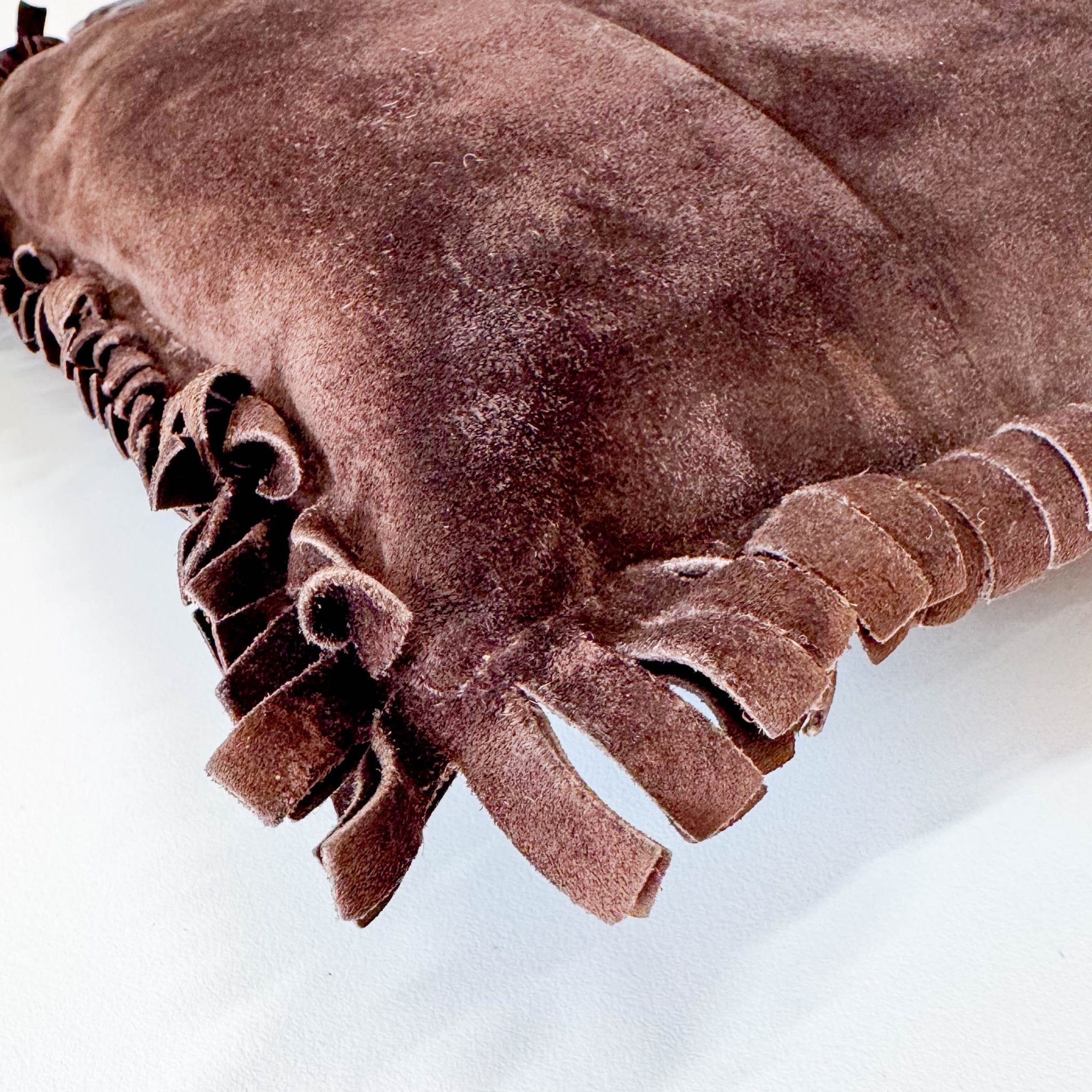 SAINT LAURENT Rive Gauche Suede Fringe Details Tote Shoulder Bag, in , Sold by HIVE PRELOVED - Shoulder Bags, ,