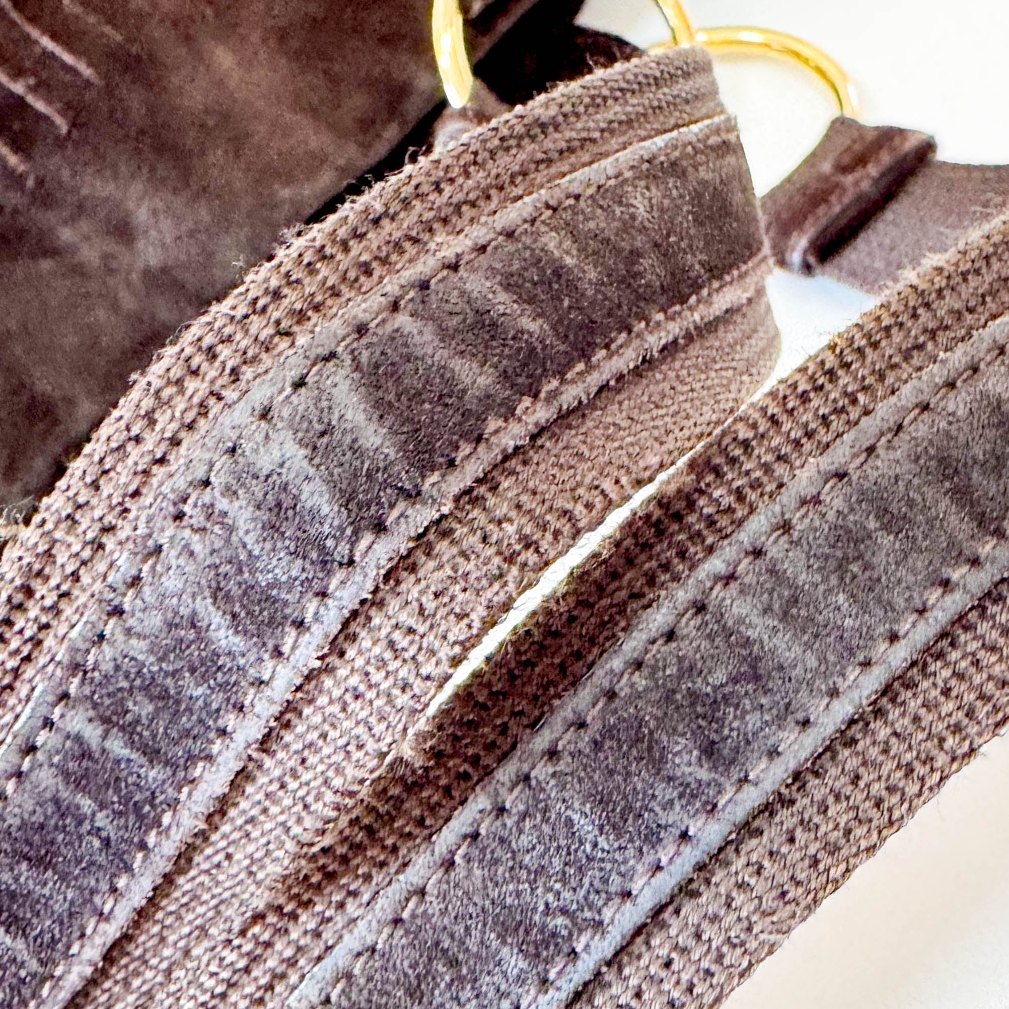 SAINT LAURENT Rive Gauche Suede Fringe Details Tote Shoulder Bag, in , Sold by HIVE PRELOVED - Shoulder Bags, ,