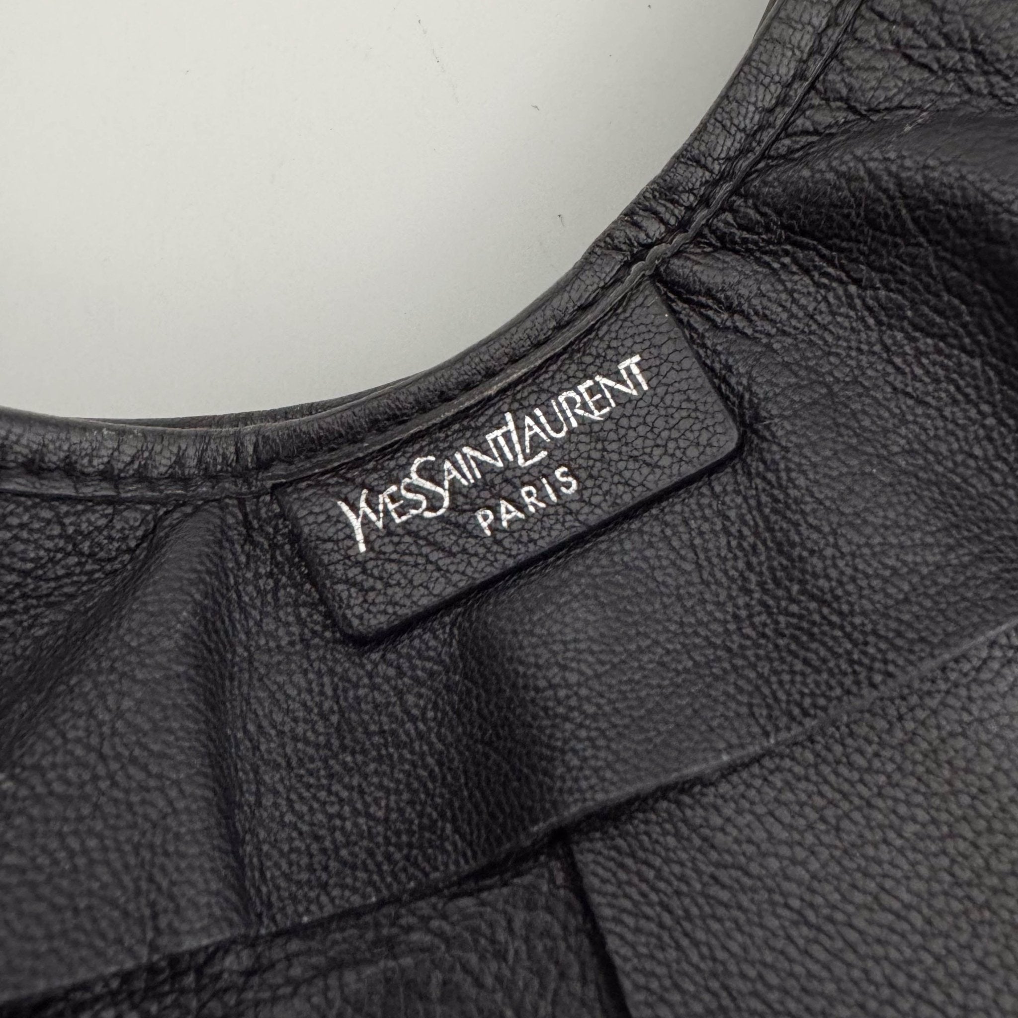 SAINT LAURENT Saint - Tropez Frill Shoulder Bag Black, in , Sold by HIVE PRELOVED - Shoulder Bags, ,