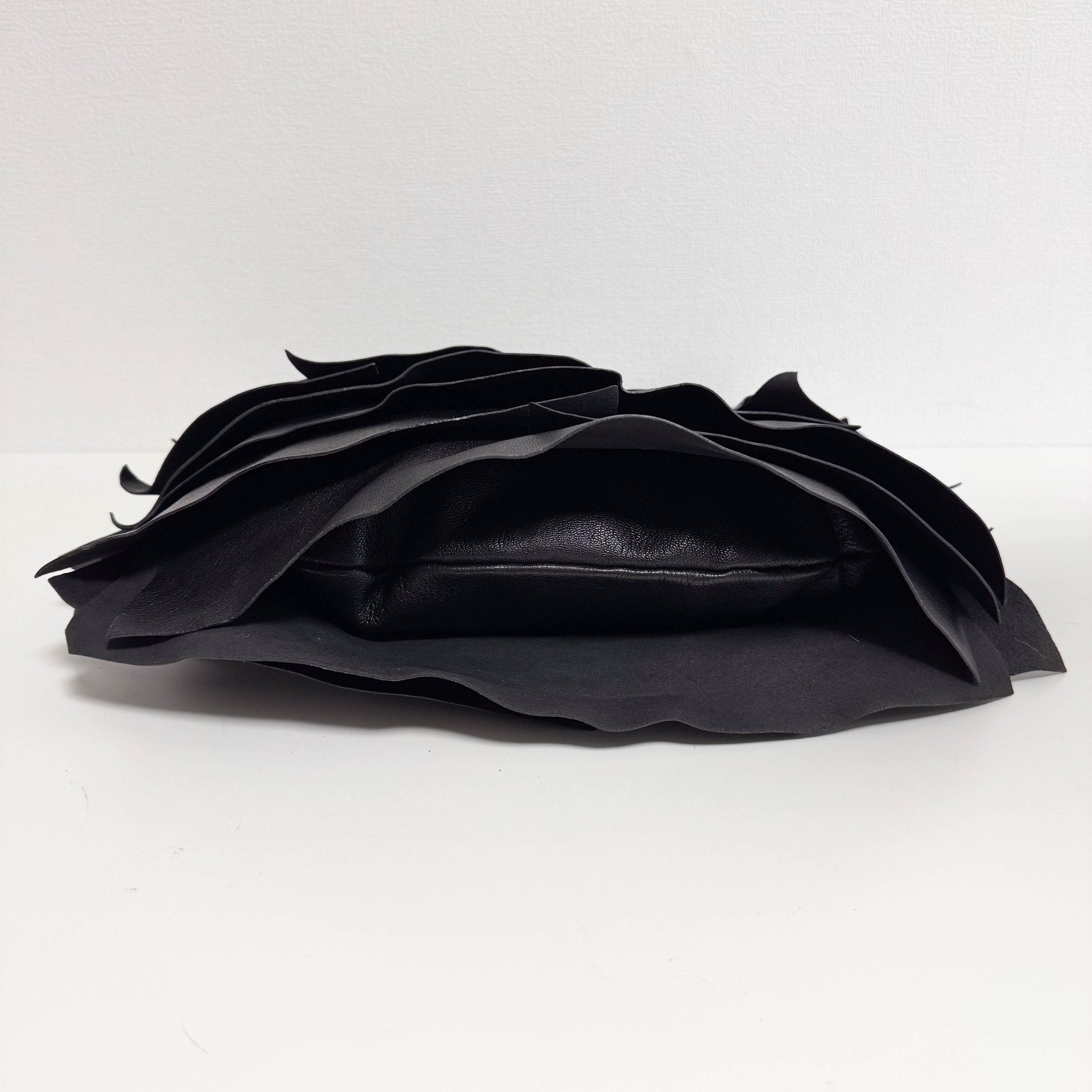 SAINT LAURENT Saint - Tropez Frill Shoulder Bag Black, in , Sold by HIVE PRELOVED - Shoulder Bags, ,